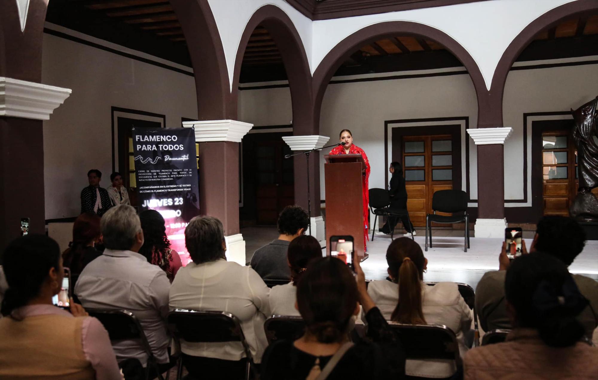 $!Inzunza reconoció que ha sido una lucha constante el llevar arte y cultural en tiempos difíciles, marcados por la violencia e inseguridad.