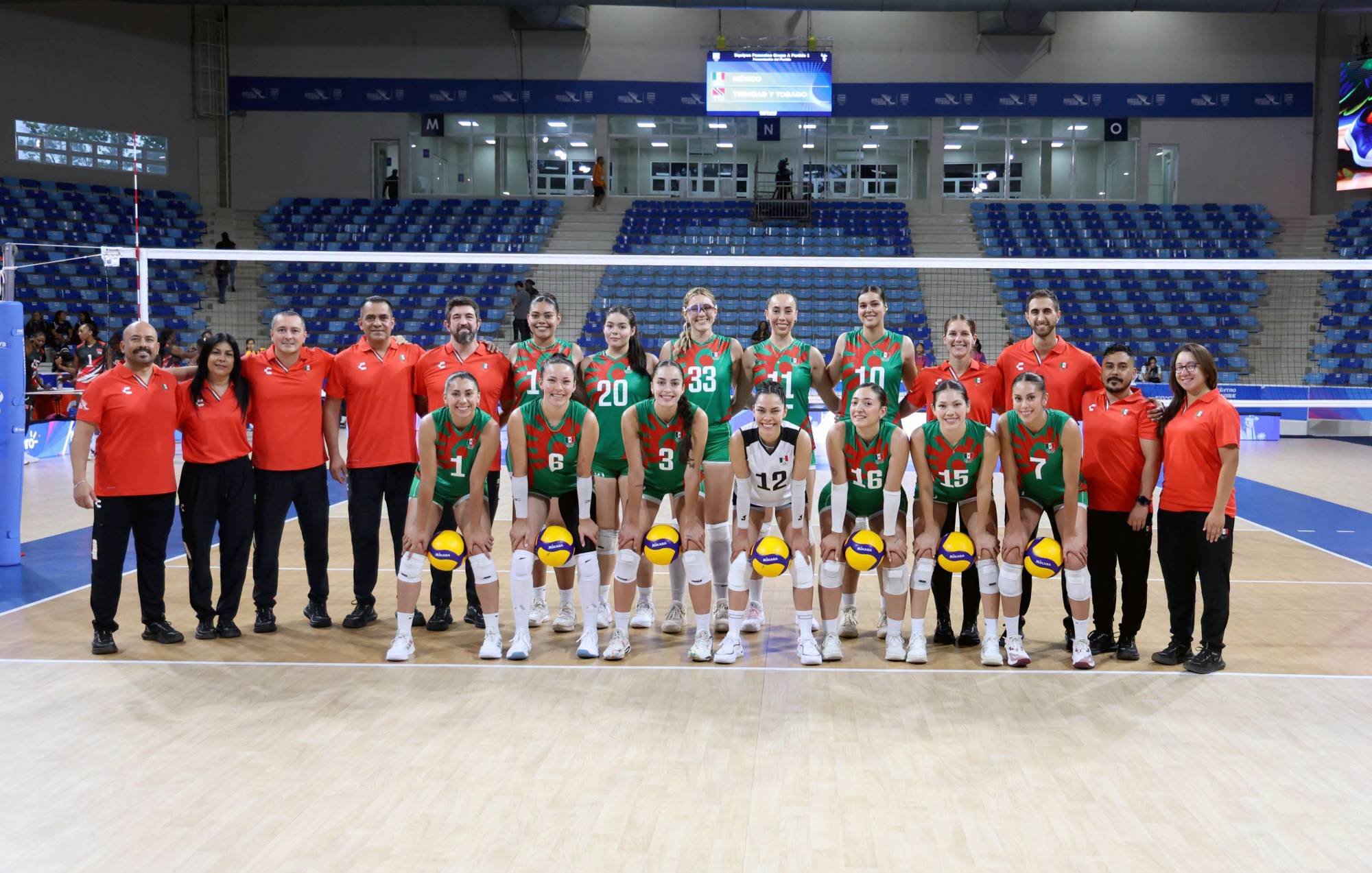 $!México arrolla a Trinidad y Tobago en voleibol de Santo Domingo 2026; Grecia Castro se queda en la banca