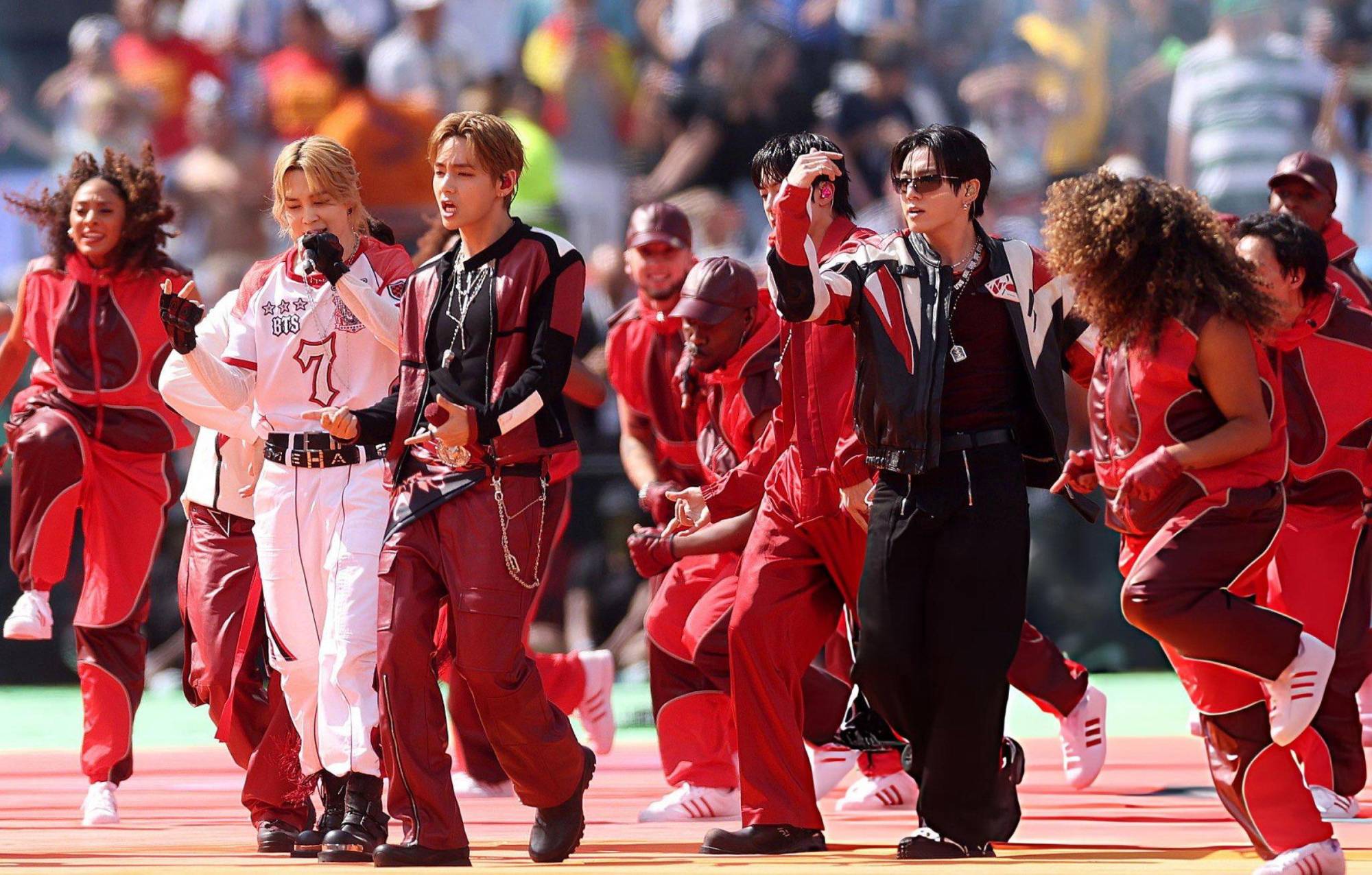 $!BTS presente en la final de la copa del mundo.