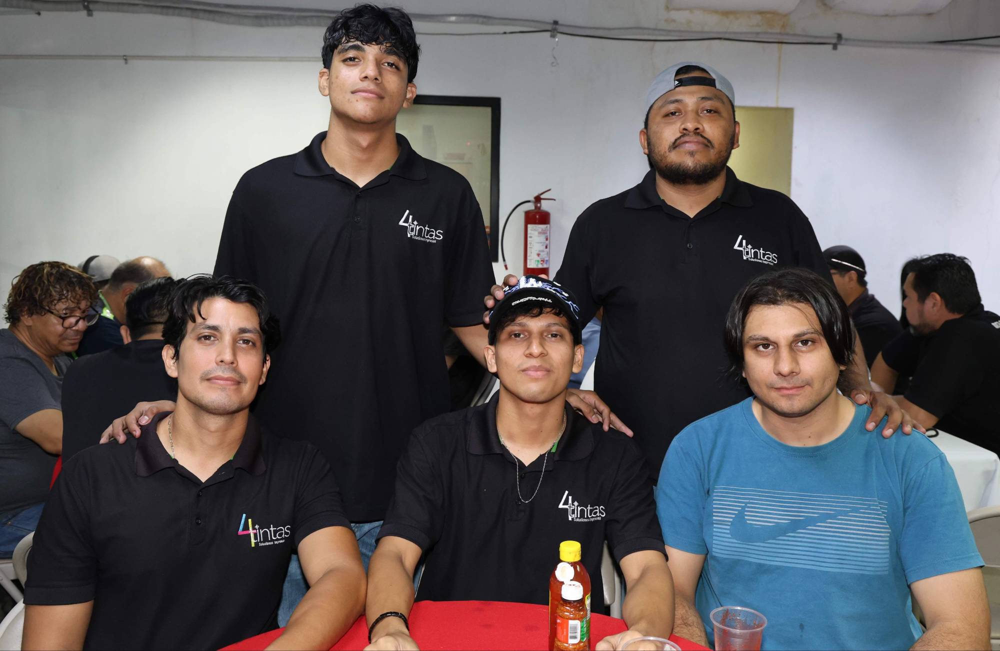 $!Jorge Chico Ceja, Eduardo López, Adán Valdovines Peraza, Julio Moreno y Joaquín Ramírez.