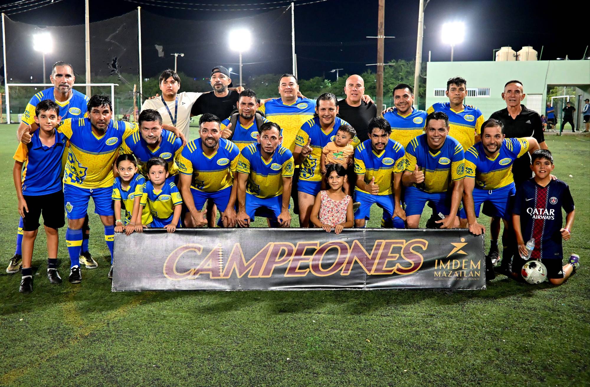 $!¡Bicampeones! Servigrúas vence a Tuna Supply en la final de la Liga Máster Municipal de Futbol