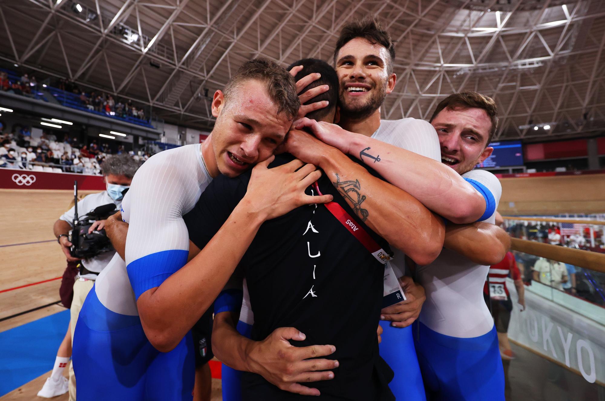 $!Italia gana el oro olímpico en persecución por equipos masculinos 61 años después