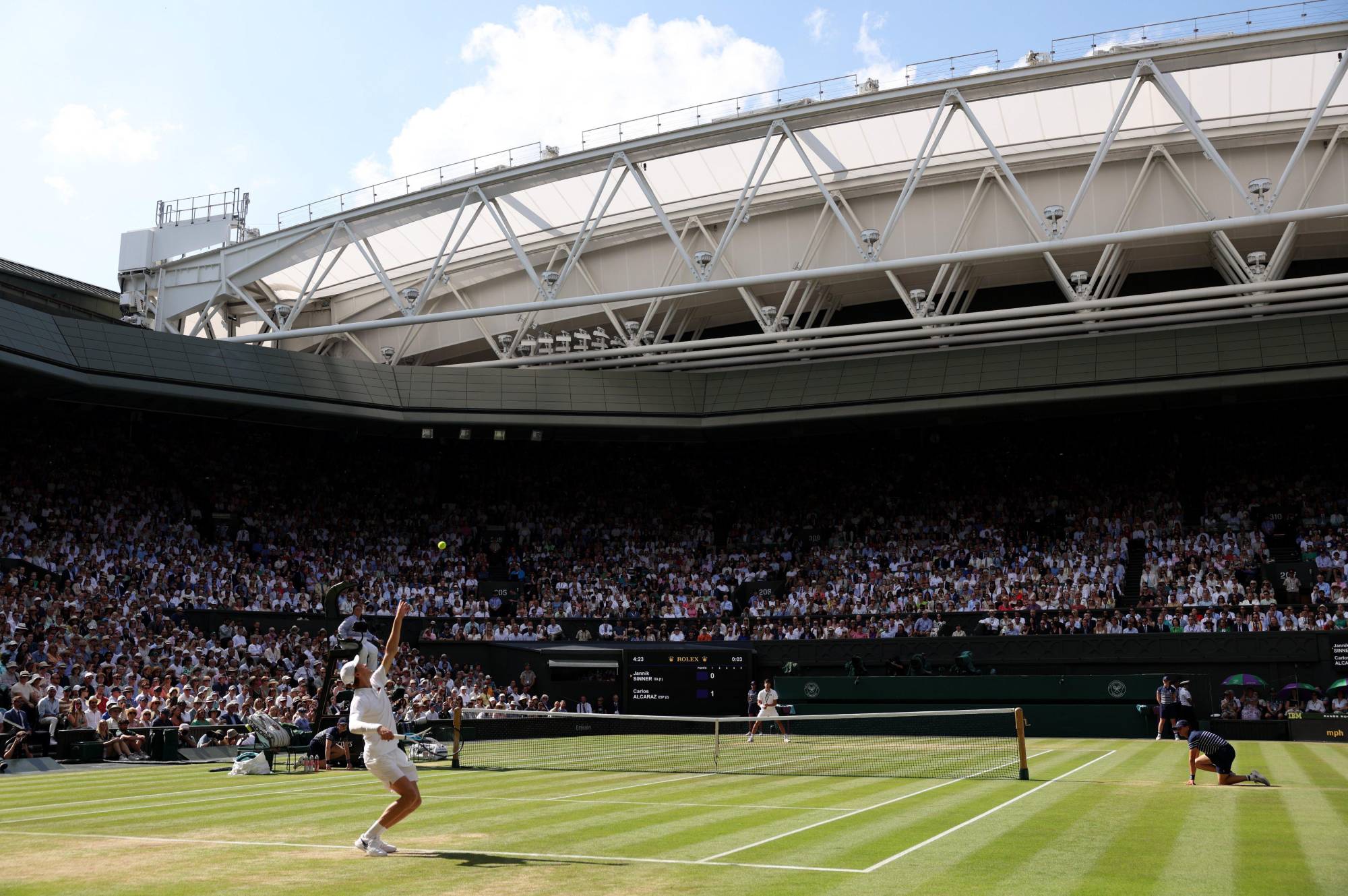 $!Sinner destrona a Alcaraz en Wimbledon