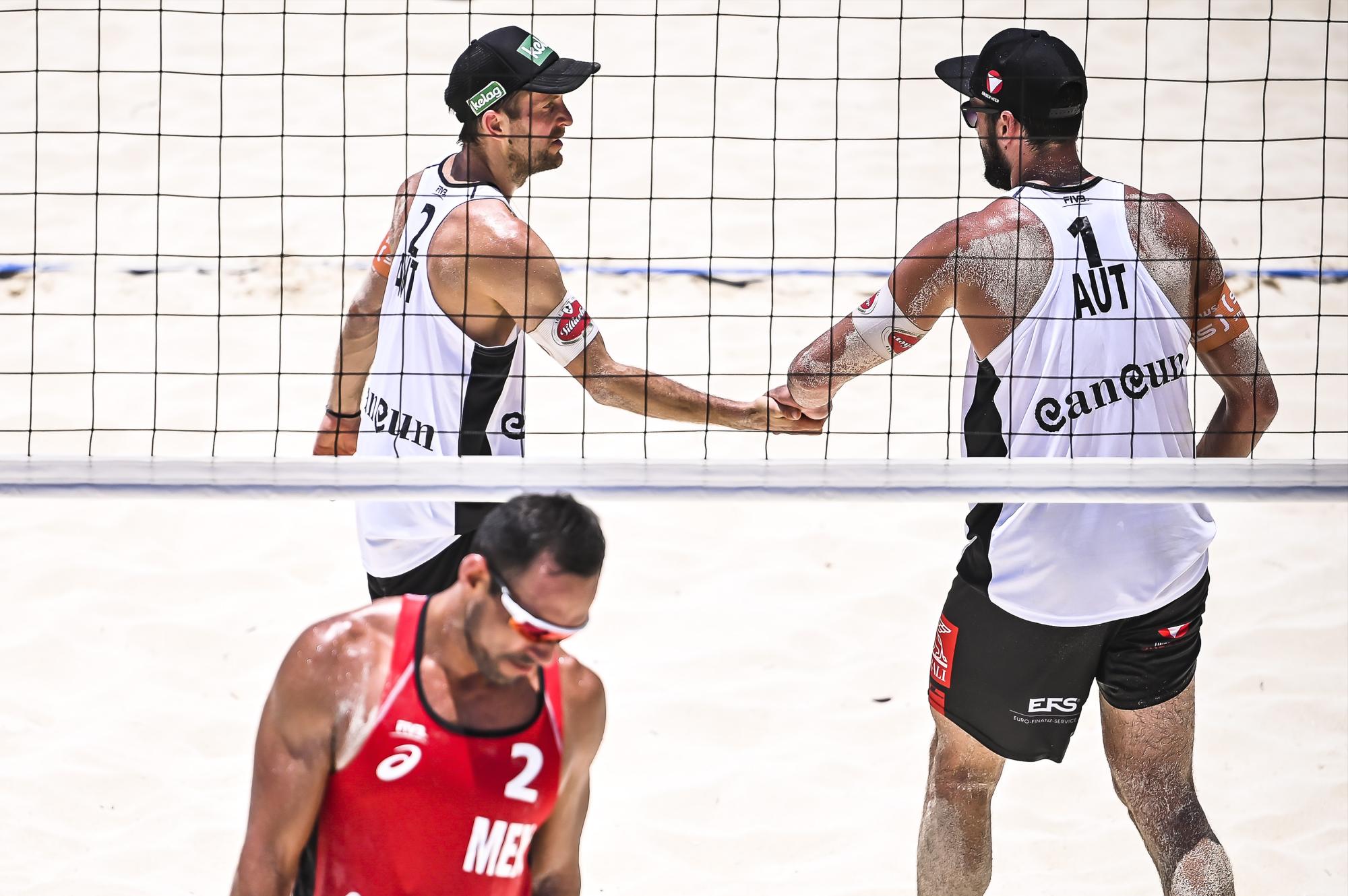 $!Sinaloenses Gaxiola y Rubio pierden en octavos de final en Tour Mundial de Voleibol de Playa