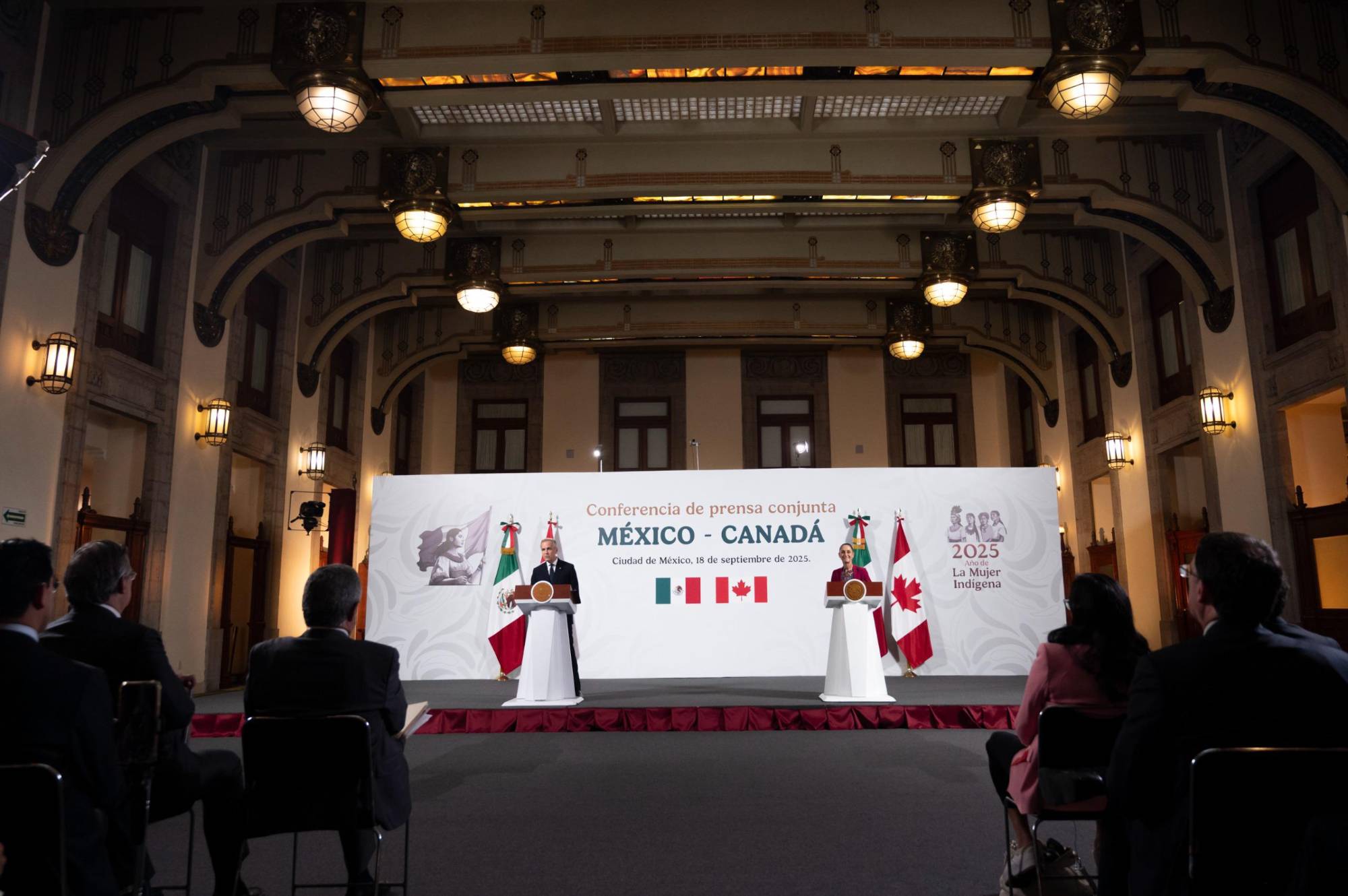 $!México y Canadá acuerdan nuevo diálogo de seguridad y refrendan compromiso con el T-MEC