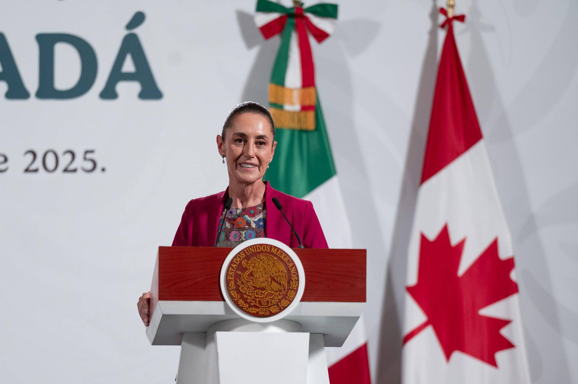 $!México y Canadá acuerdan nuevo diálogo de seguridad y refrendan compromiso con el T-MEC