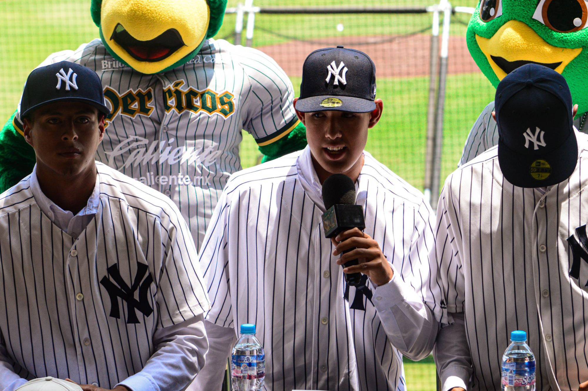 $!Talento sinaloense llega a los Yanquis: Alexis González y Fredy Peñuelas firman con el equipo más laureado de la MLB