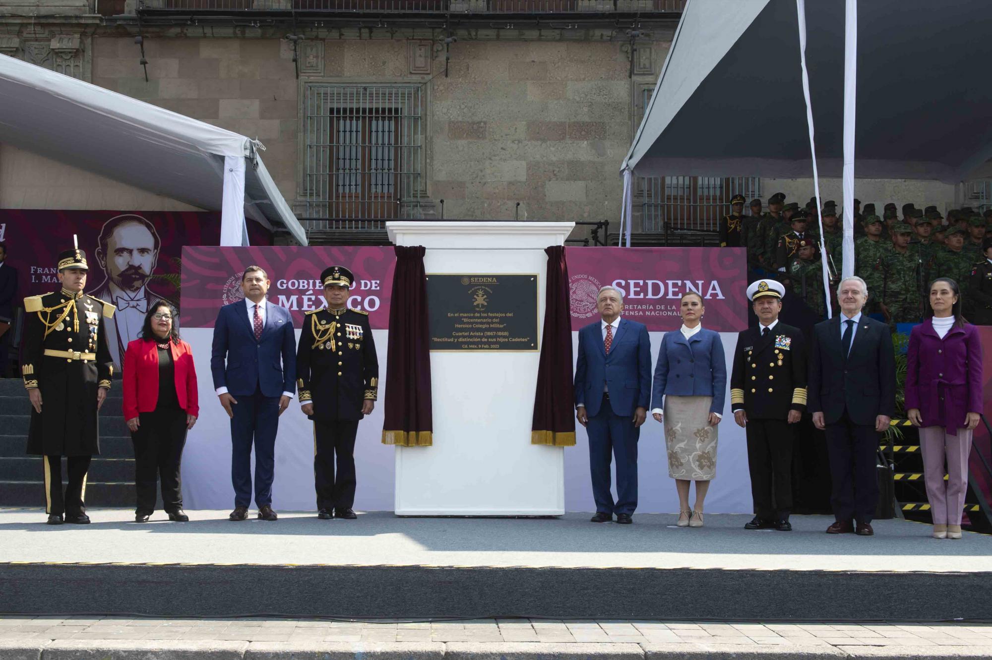 $!AMLO encabeza evento por Marcha de la Lealtad; Sedena refrenda compromiso y lealtad