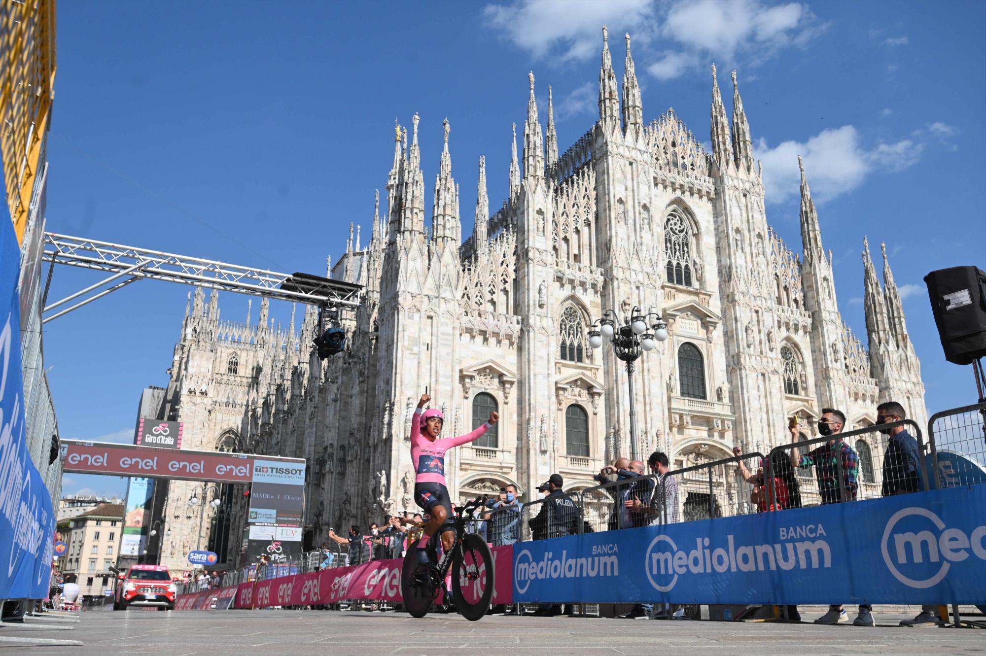 $!Colombiano Egan Bernal triunfa en el Giro d’Italia 2021