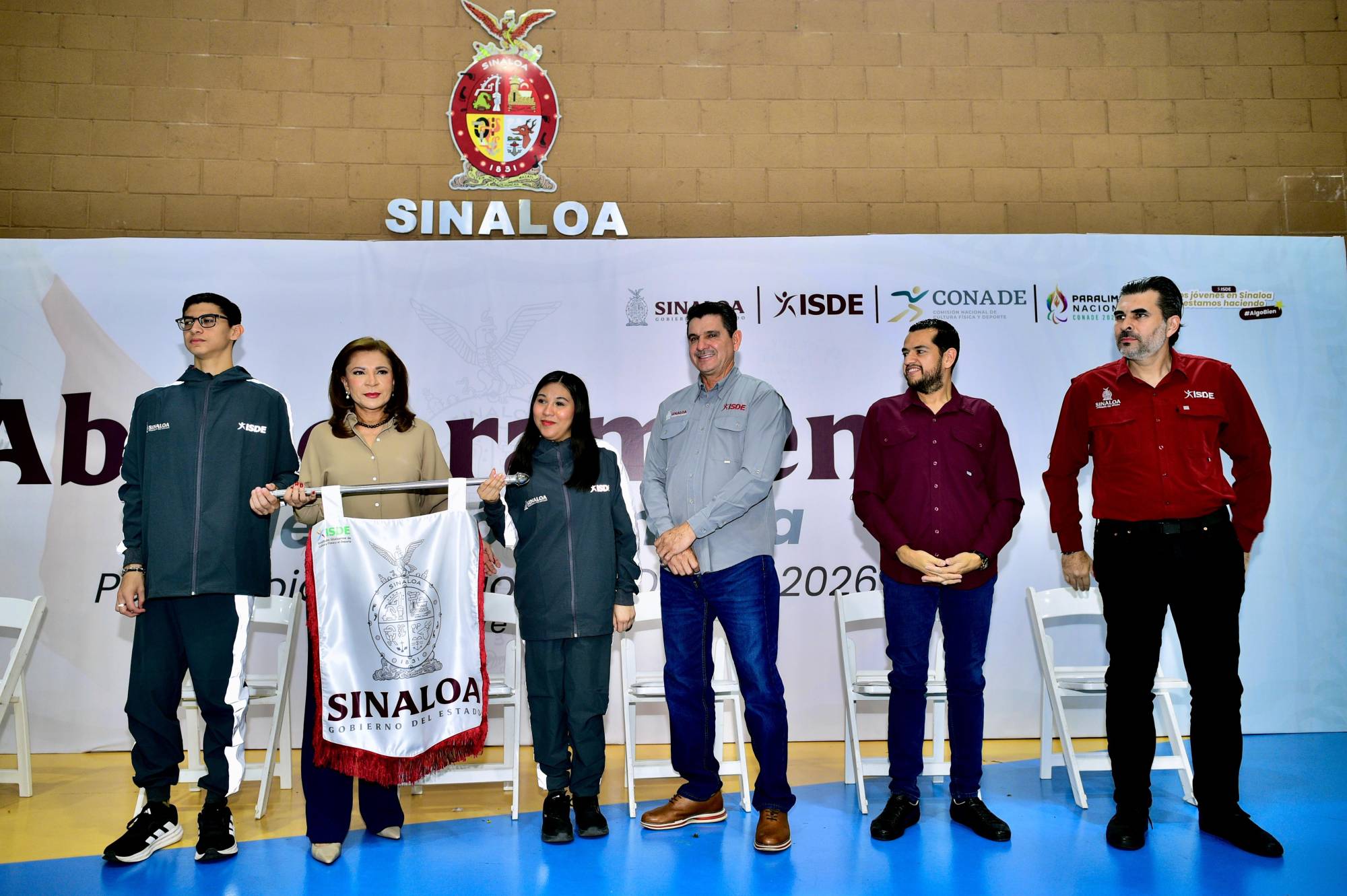 $!Abanderan a delegación sinaloense rumbo a la Paralimpiada Nacional Conade 2026