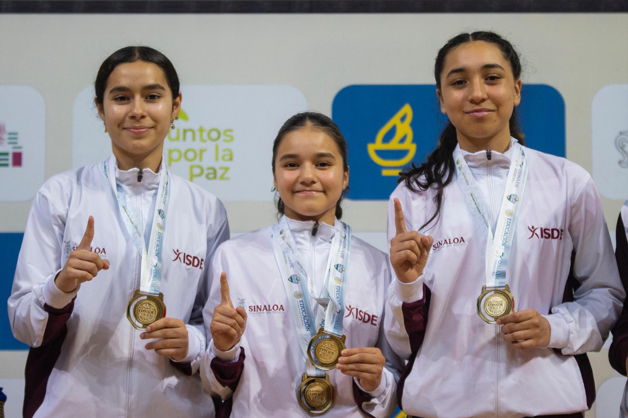 $!Jornada de tres oros para Sinaloa en el karate de los Nacionales Conade
