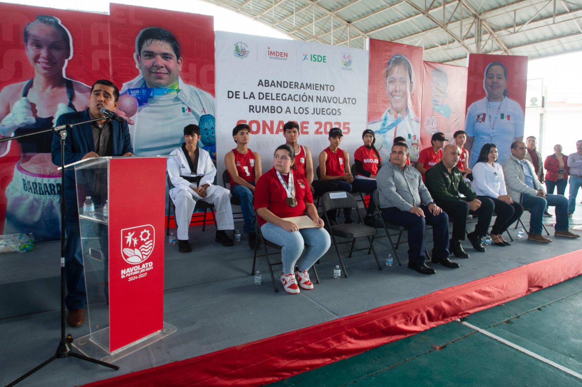 $!Deportistas de Navolato son abanderados rumbo a los Juegos Conade