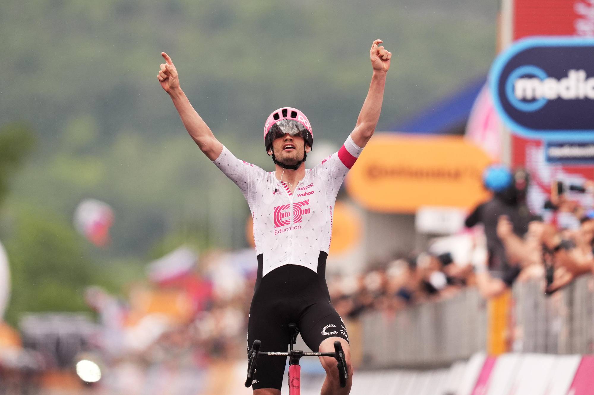 $!Isaac del Toro consolida su liderato en el Giro de Italia