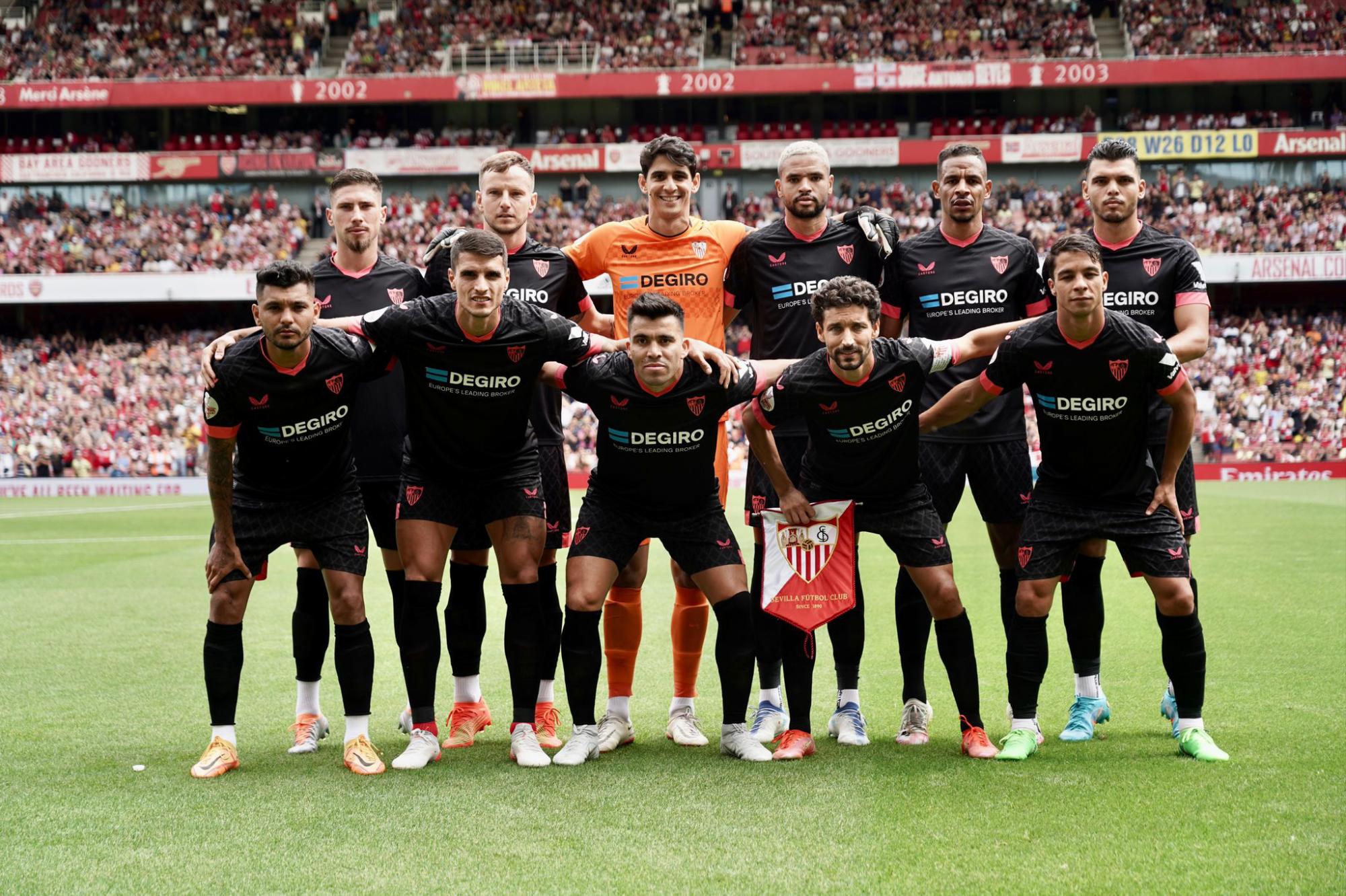 $!El Arsenal fulmina 6-0 al Sevilla de Tecatito en 20 minutos de pesadilla