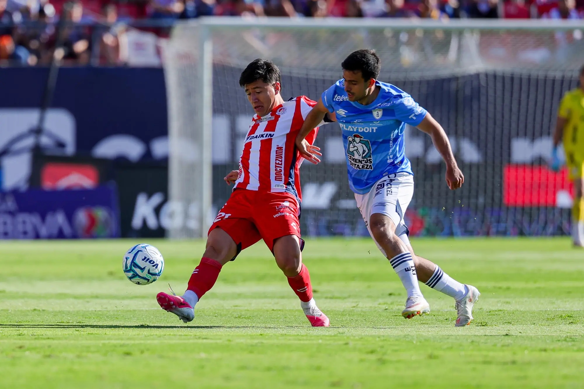 $!Portero Carlos Moreno rescata al Pachuca con gol de último minuto ante San Luis