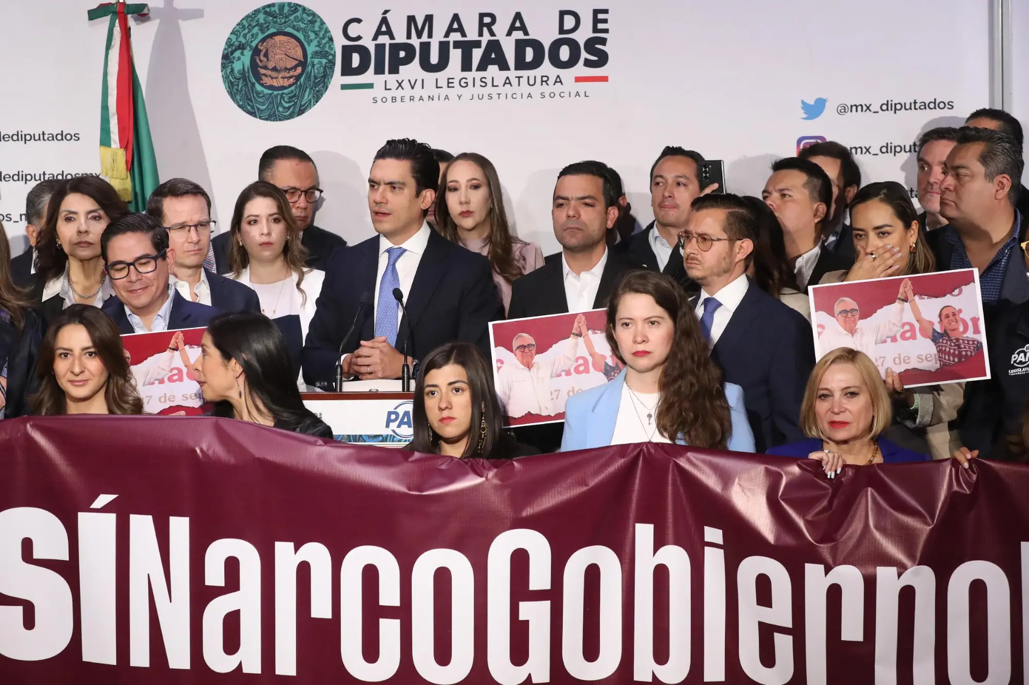 $!Jorge Romero rechazó que pidan una intervención extranjera y sostuvo que su exigencia es que se cumpla la ley en México.
