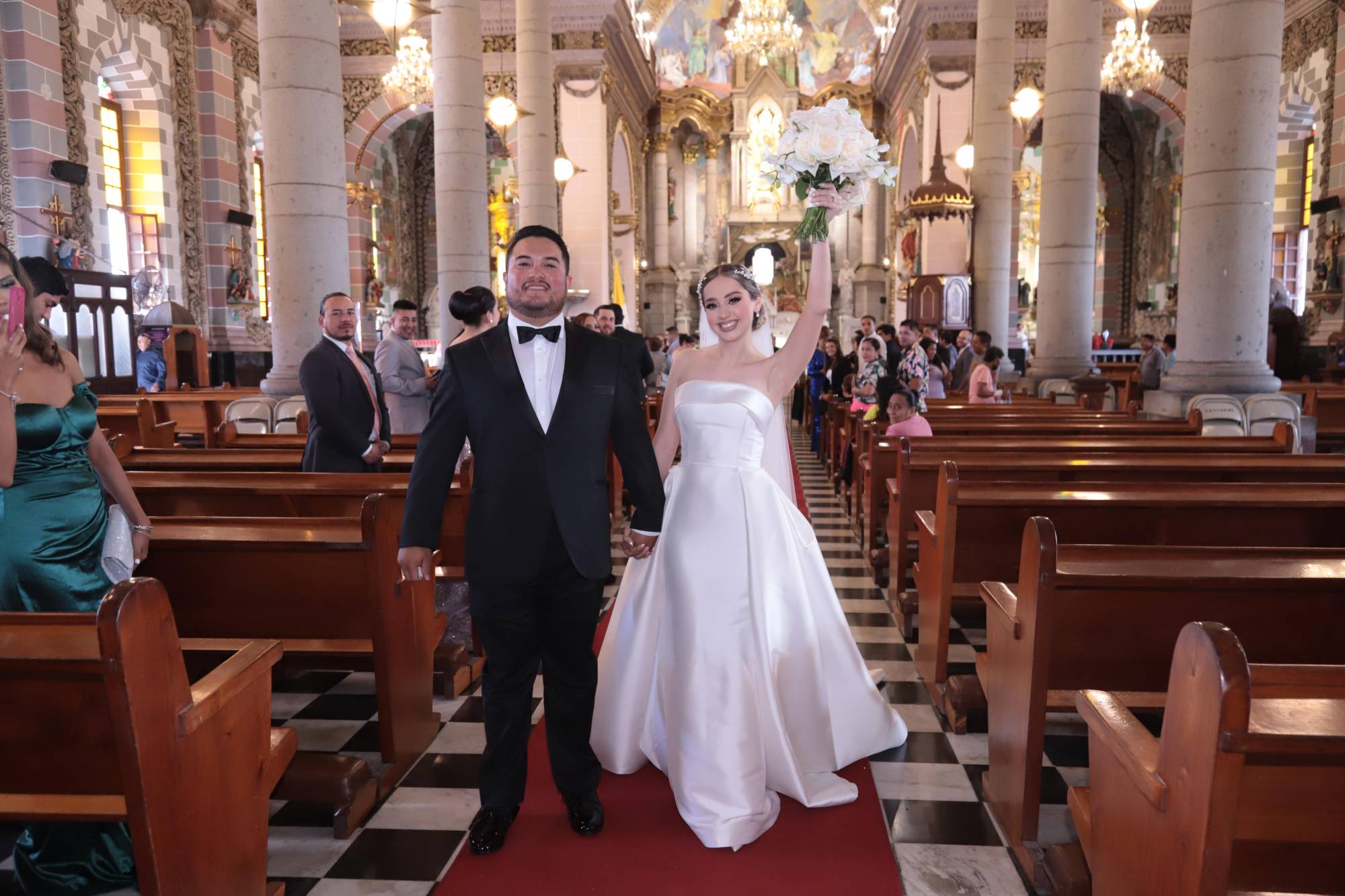 $!Ashly Rubí Sarabia y Johan Alberto García el día de su boda.
