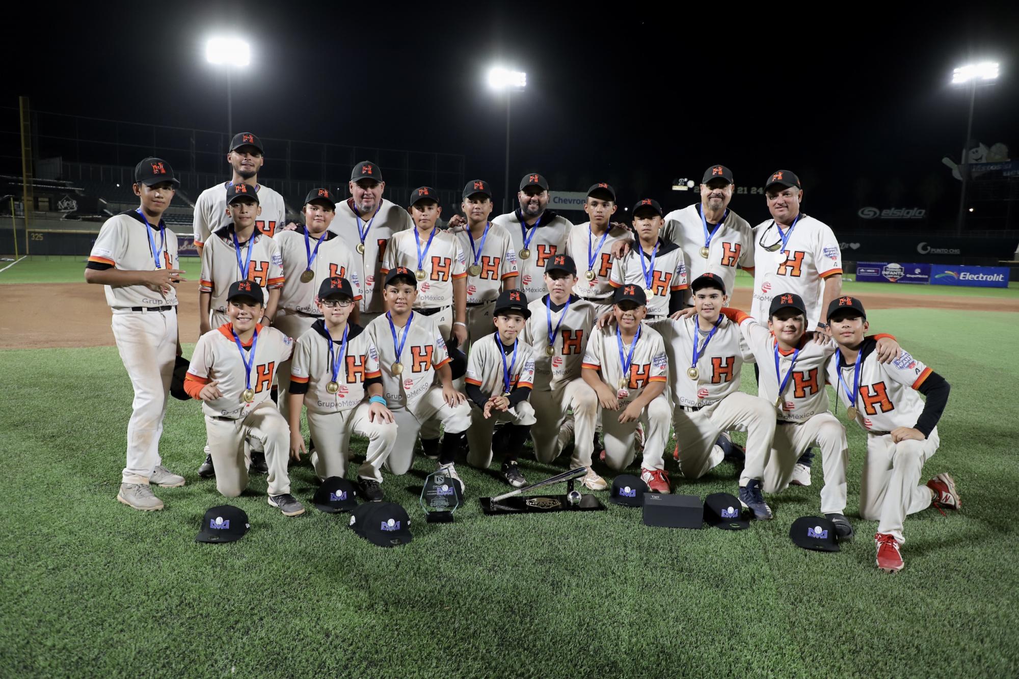 $!Naranjeros de Hermosillo se proclama bicampeón del Torneo Infantil de la LMP