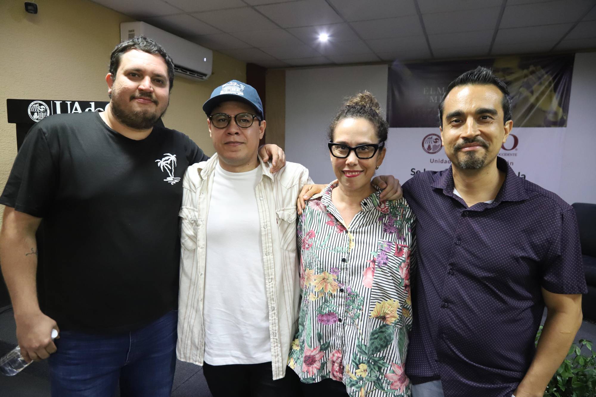 $!Julio Zataráin, Saúl Valdez, Leonor Ramírez y Fernando Alarriba.