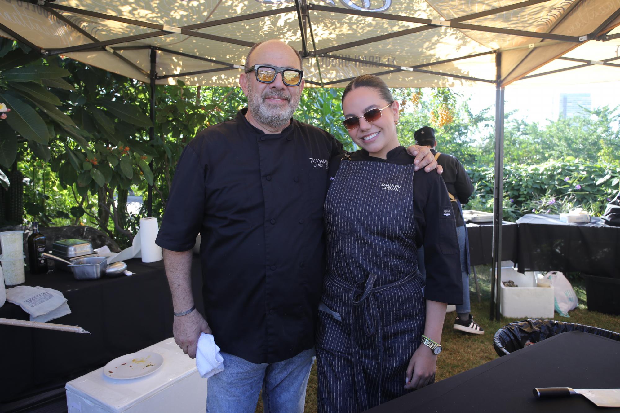 $!Los chefs Samantha Guzmán y Carlos “Tatanka” Valdez.