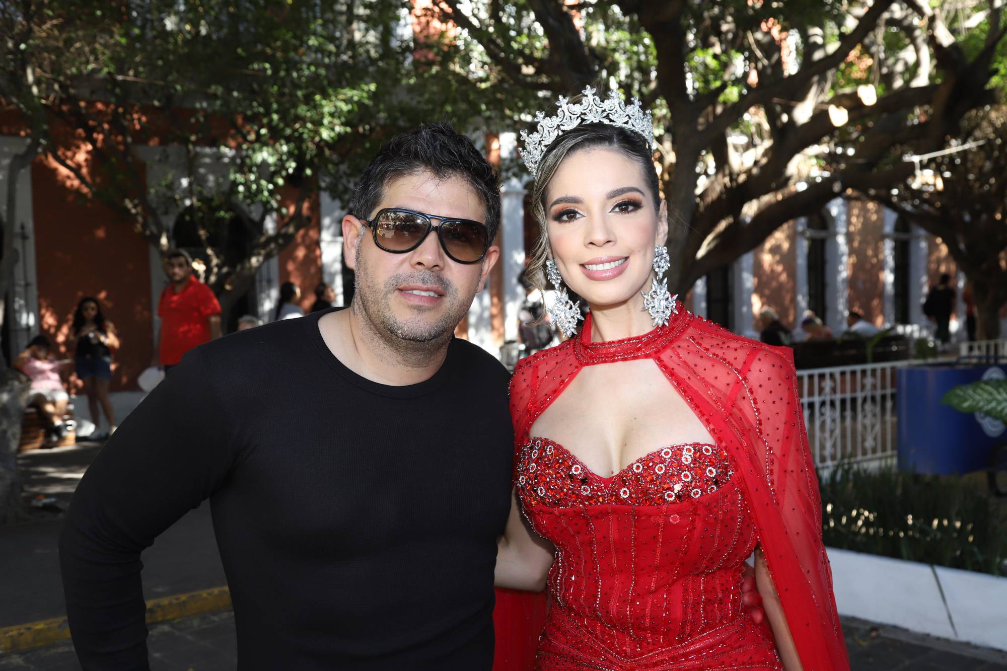 $!Jassiel Jiménez y Wendy Ponce, Reina del Carnaval de Mazatlán 2009.