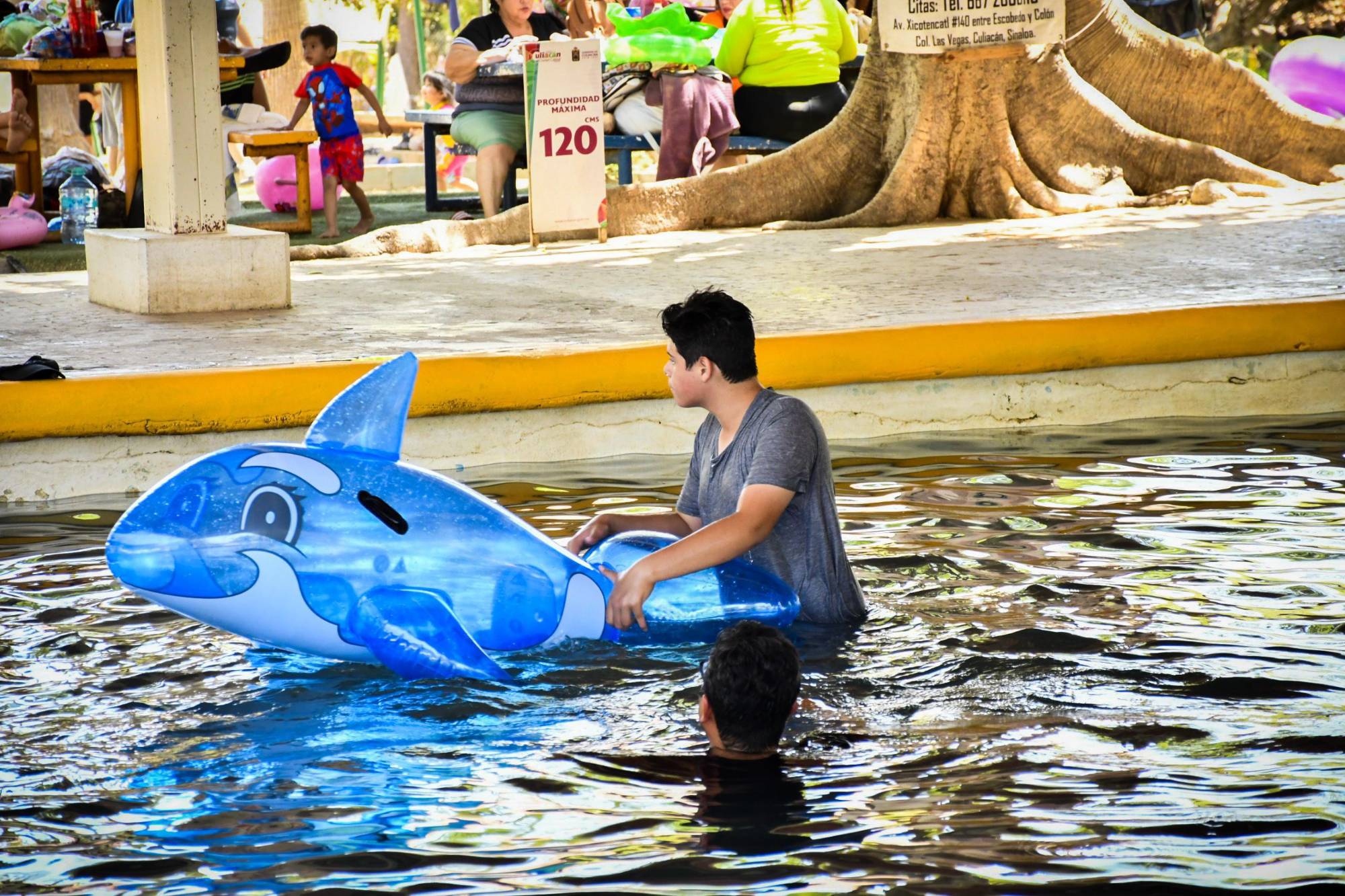 $!Se evapora afluencia en las aguas termales de Imala; cae al menos un 70% en Semana Santa