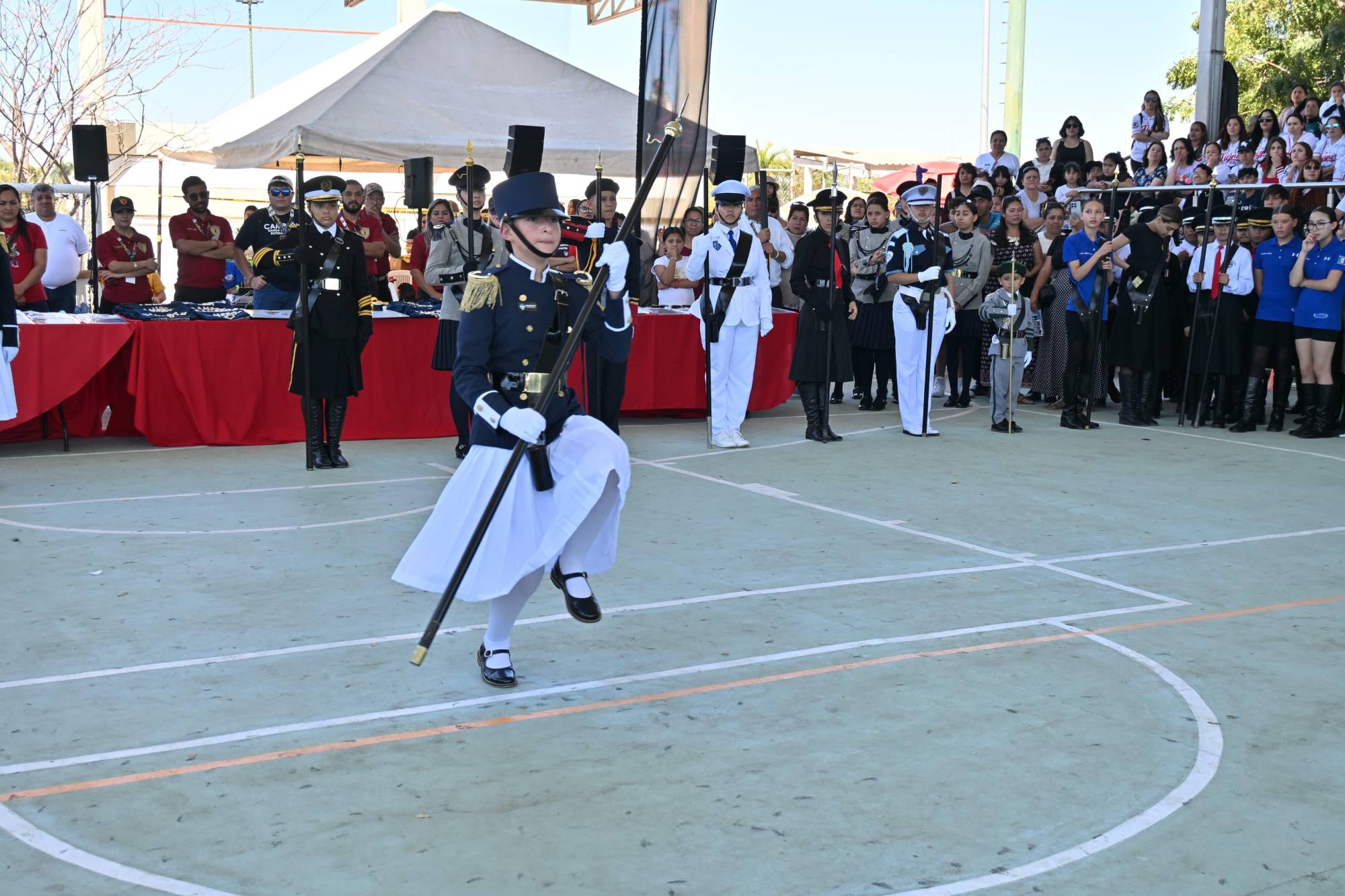$!Disciplina y civismo reinan en el Encuentro Nacional Perla del Pacífico Mazatlán, de Escoltas de Bandera