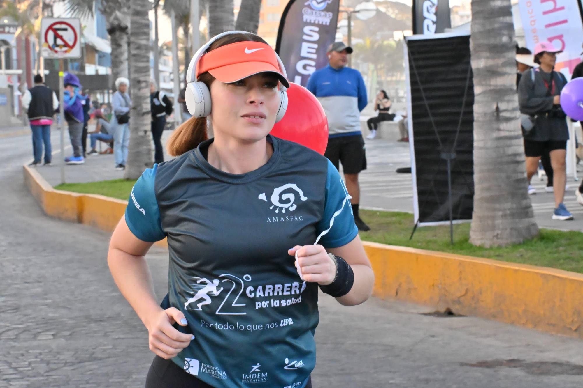 $!Ana Llorente y Yostin Rendón conquistan Carrera por la Salud de AMASFAC