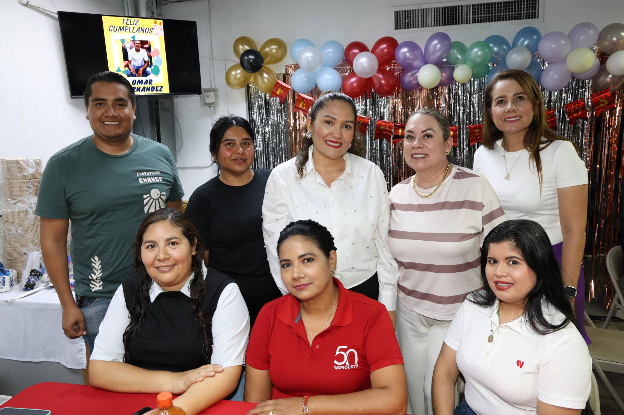 $!Eric Conde, Araceli Solano, Lupita Páez, Elva Aguirre, Adriana Marrujo, Amanda Aragón, Olga Solís y Xóchitl Aguilar.