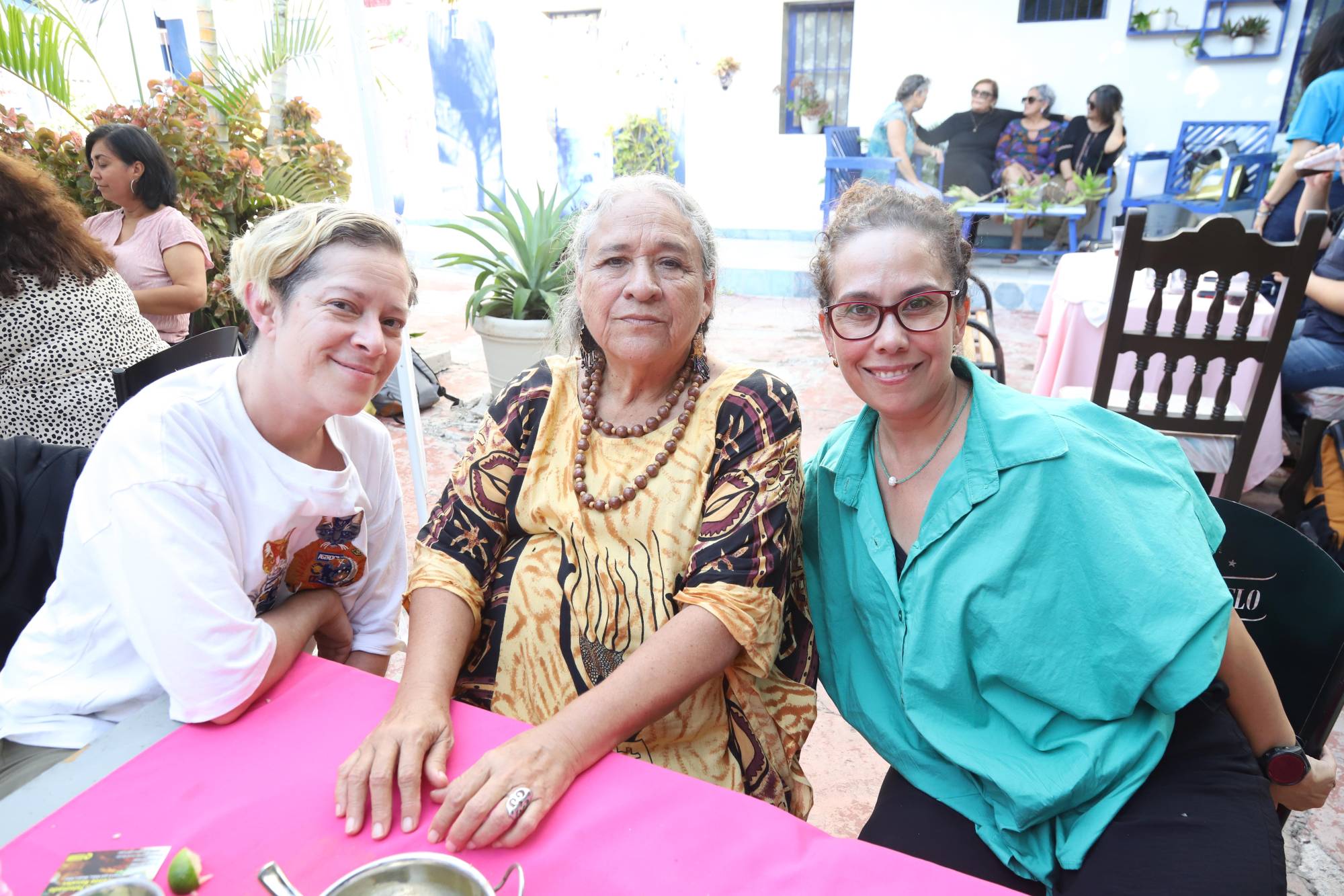 $!Ena Osorio, Mirla Osuna y Leonor Ramírez.