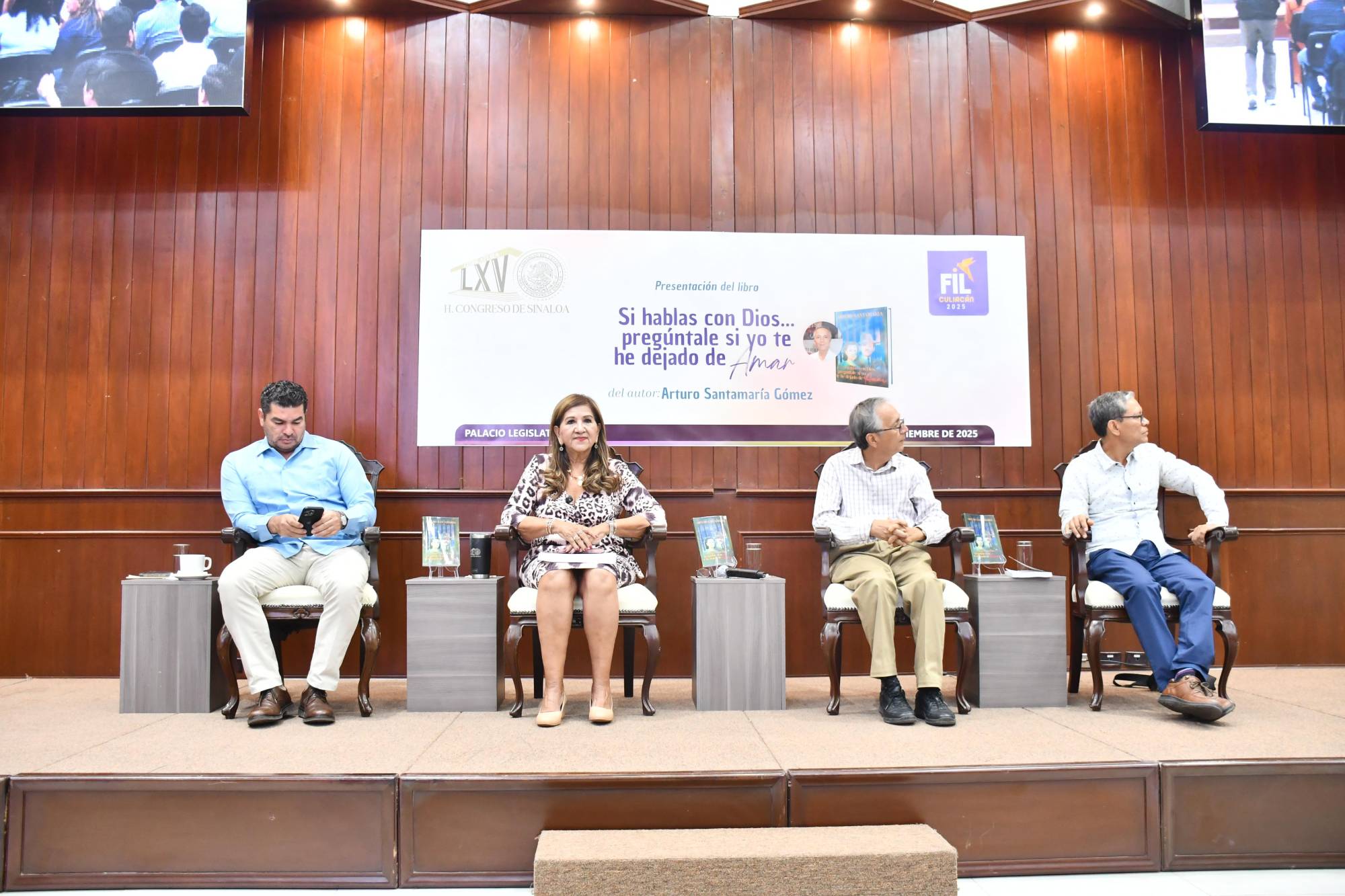 $!Rodolfo Valenzuela, María Teresa Guerra, Arturo Santamaría y Juan Esmerio.