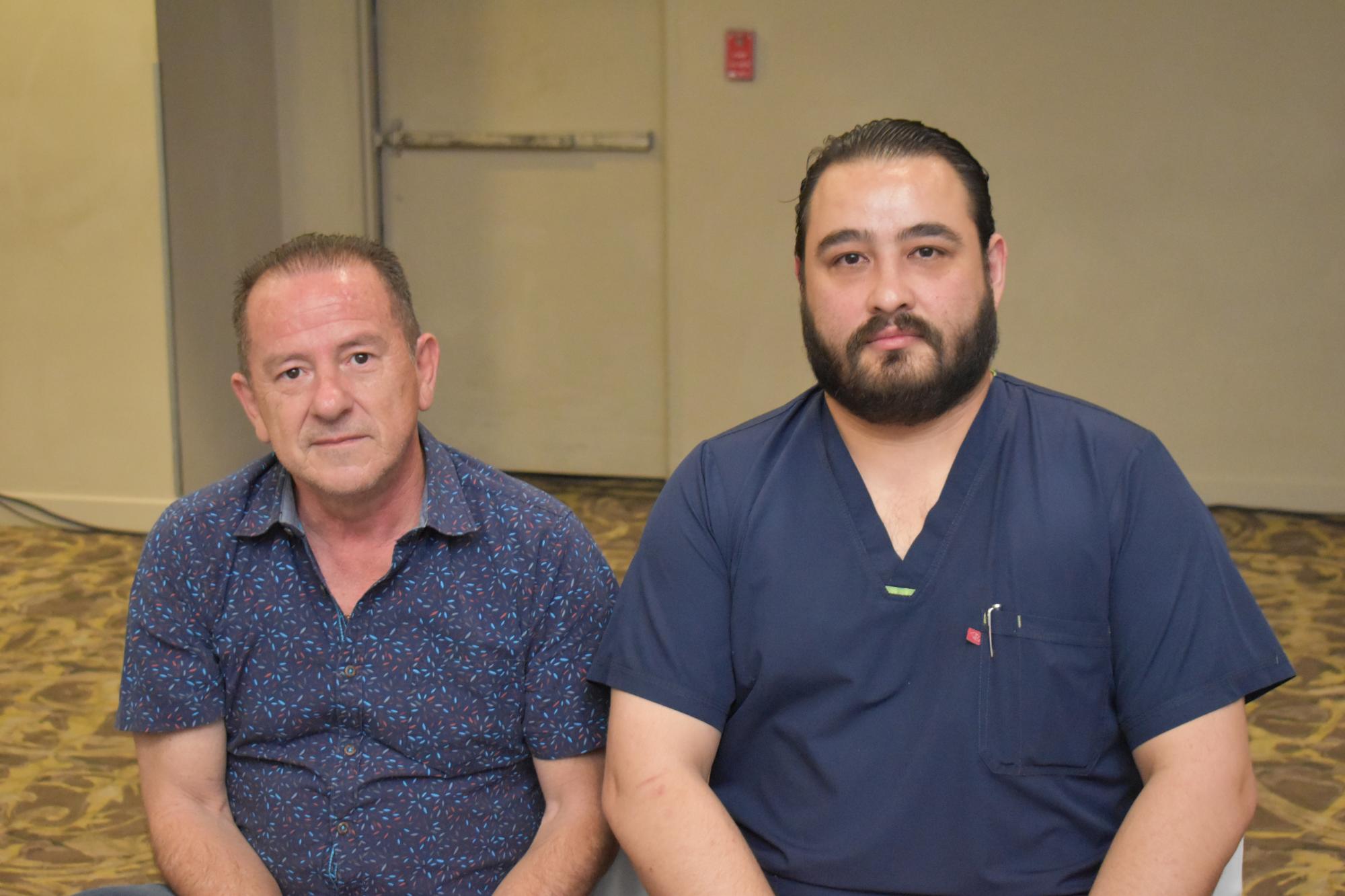 $!Gildardo Aispuro Jiménez y Jesús Édgar de la Torre Paz.