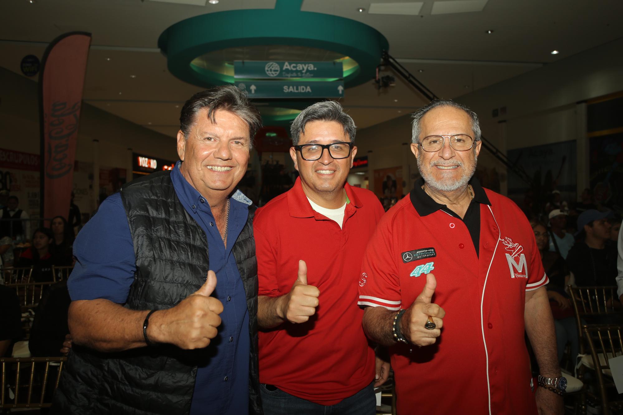 $!Ismael Barros, Rogelio Olivas y José Antonio Toledo Ortiz.