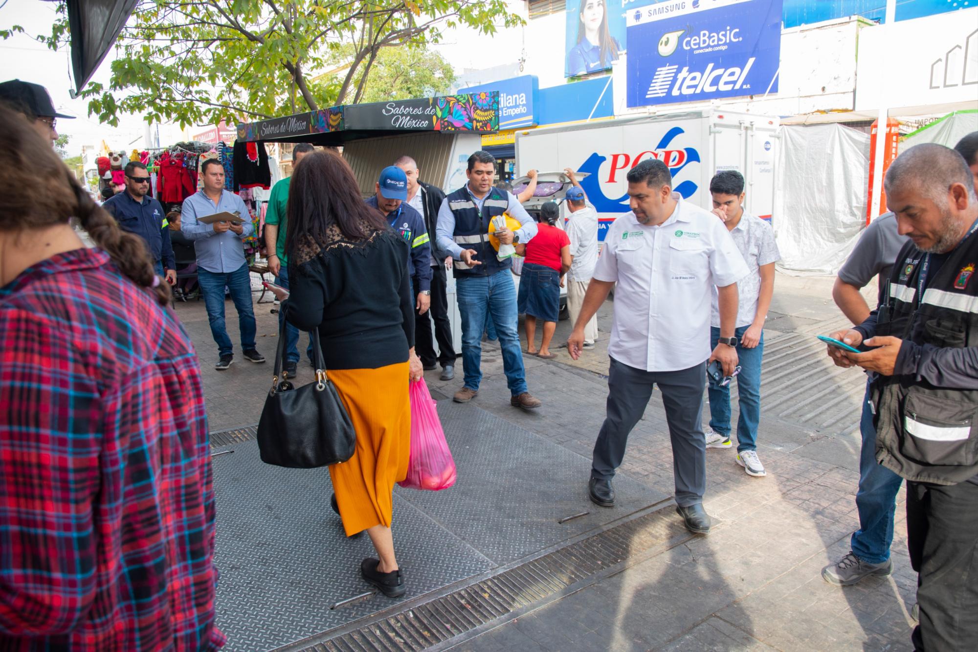 $!Ubica Protección Civil los puntos de riesgo del primer cuadro de Culiacán