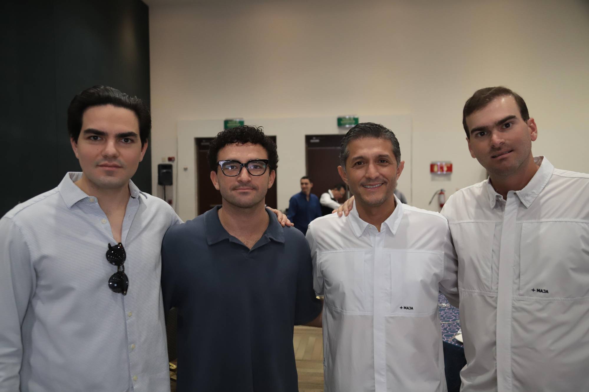 $!Jorge Henderson, Emilio González, Antonio Muñoz e Isaac Medina.