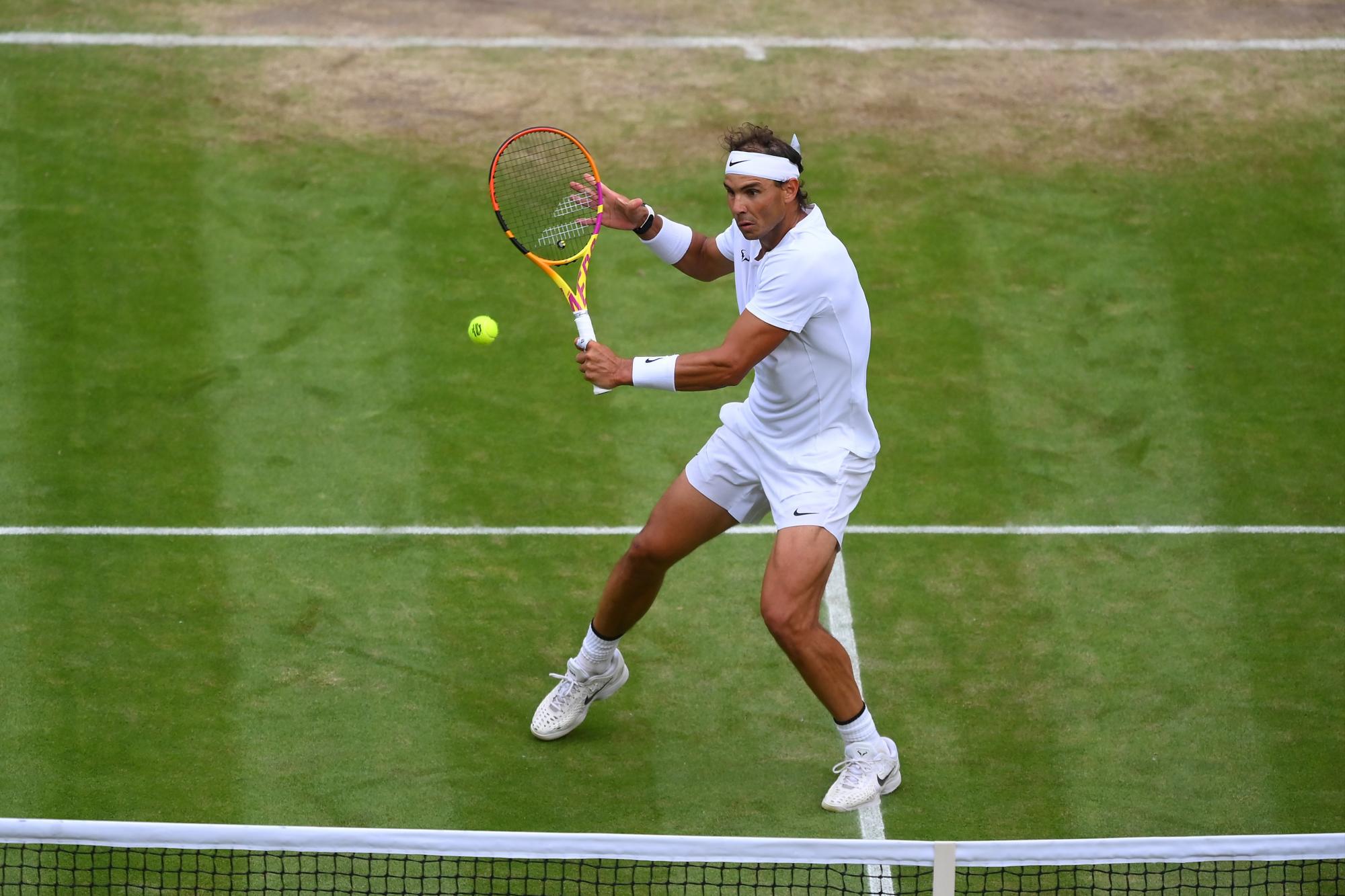 $!Rafael Nadal resiste estoicamente a Taylor Fritz para avanzar a semifinales en Wimbledon