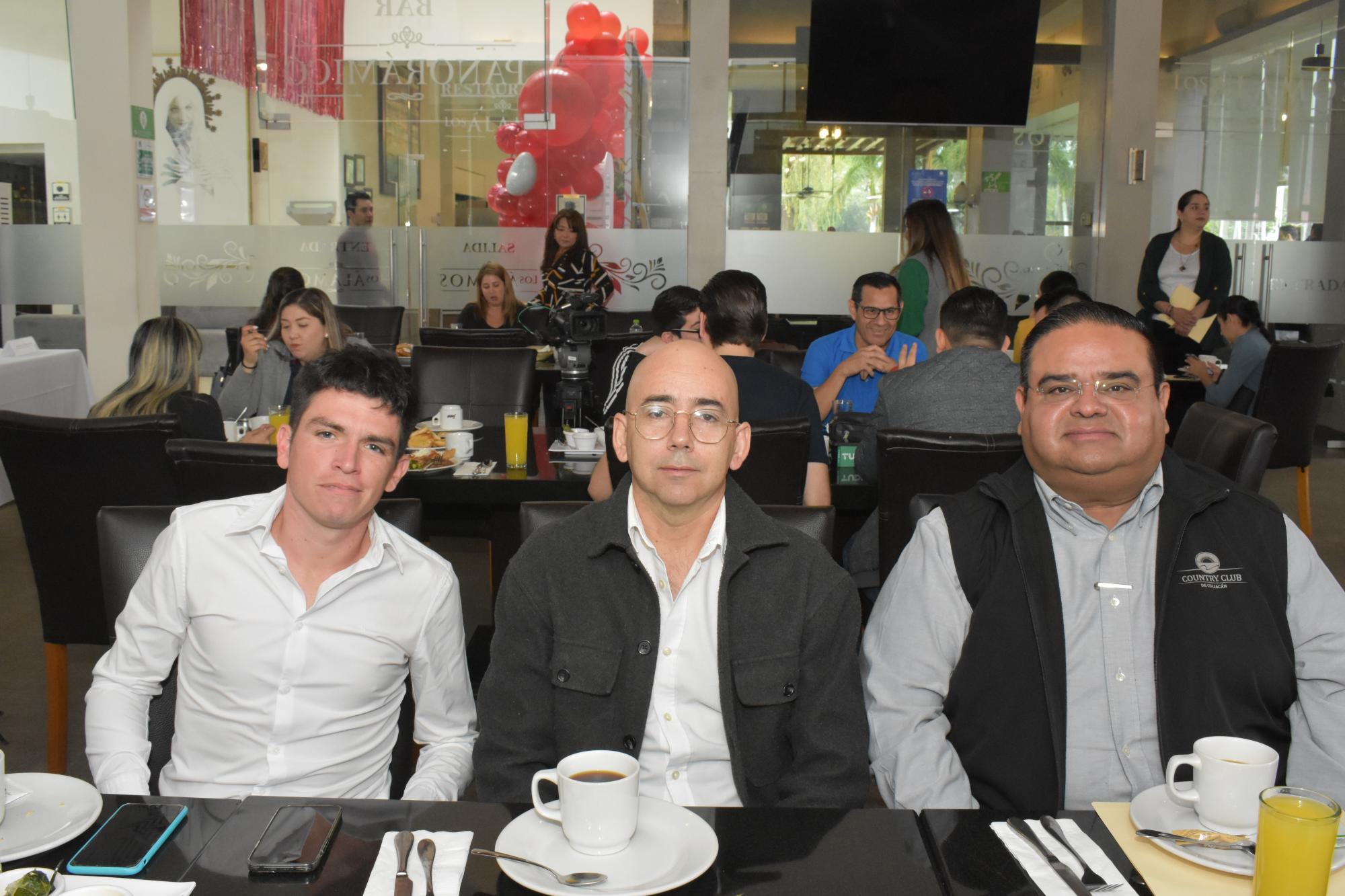 $!Gianluca Schinca, Eduardo Montoya Castillo y Óscar Verdugo Salcedo.