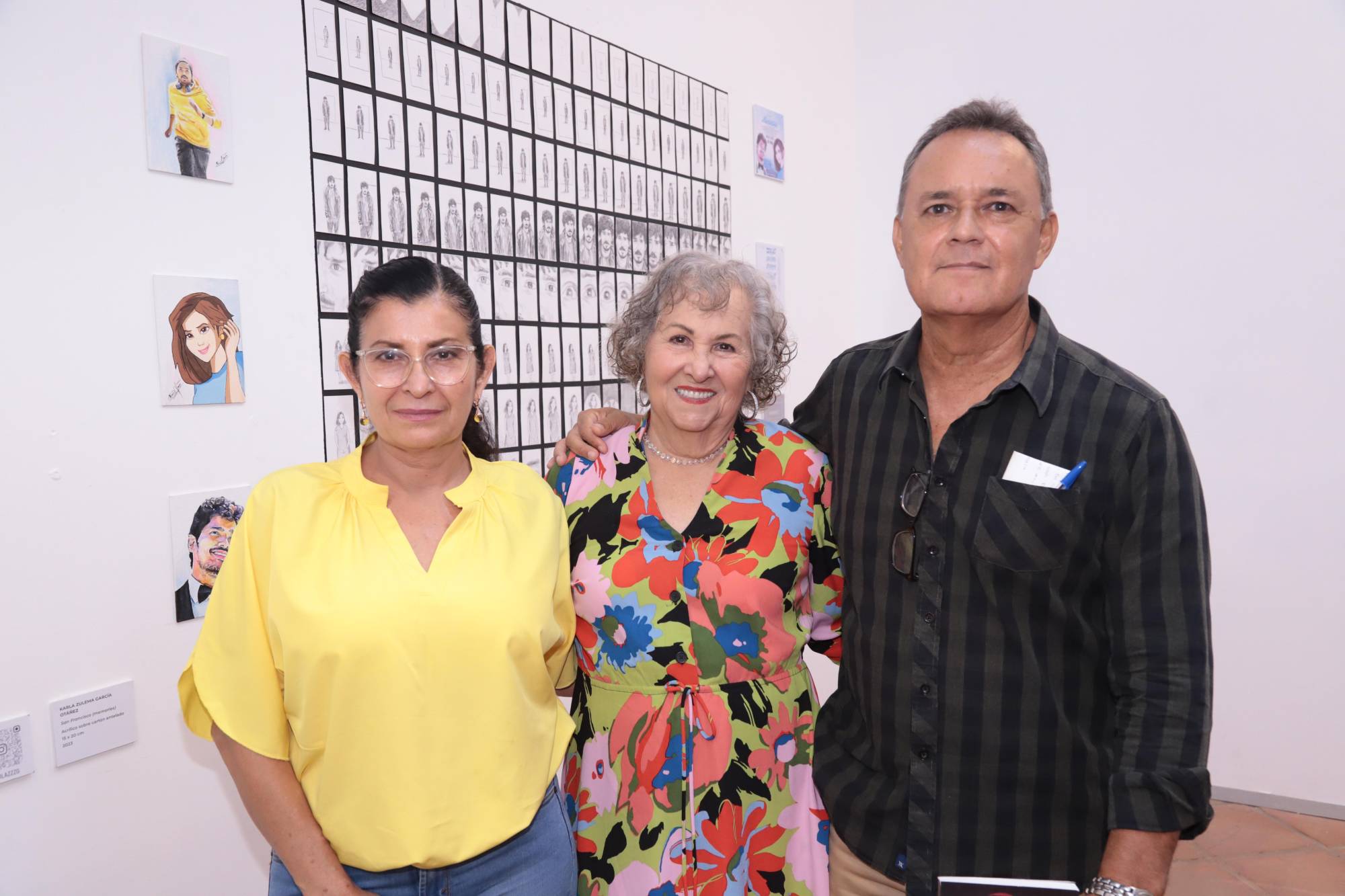 $!Melly entre Aleyda Rojo y Antonio Caro.