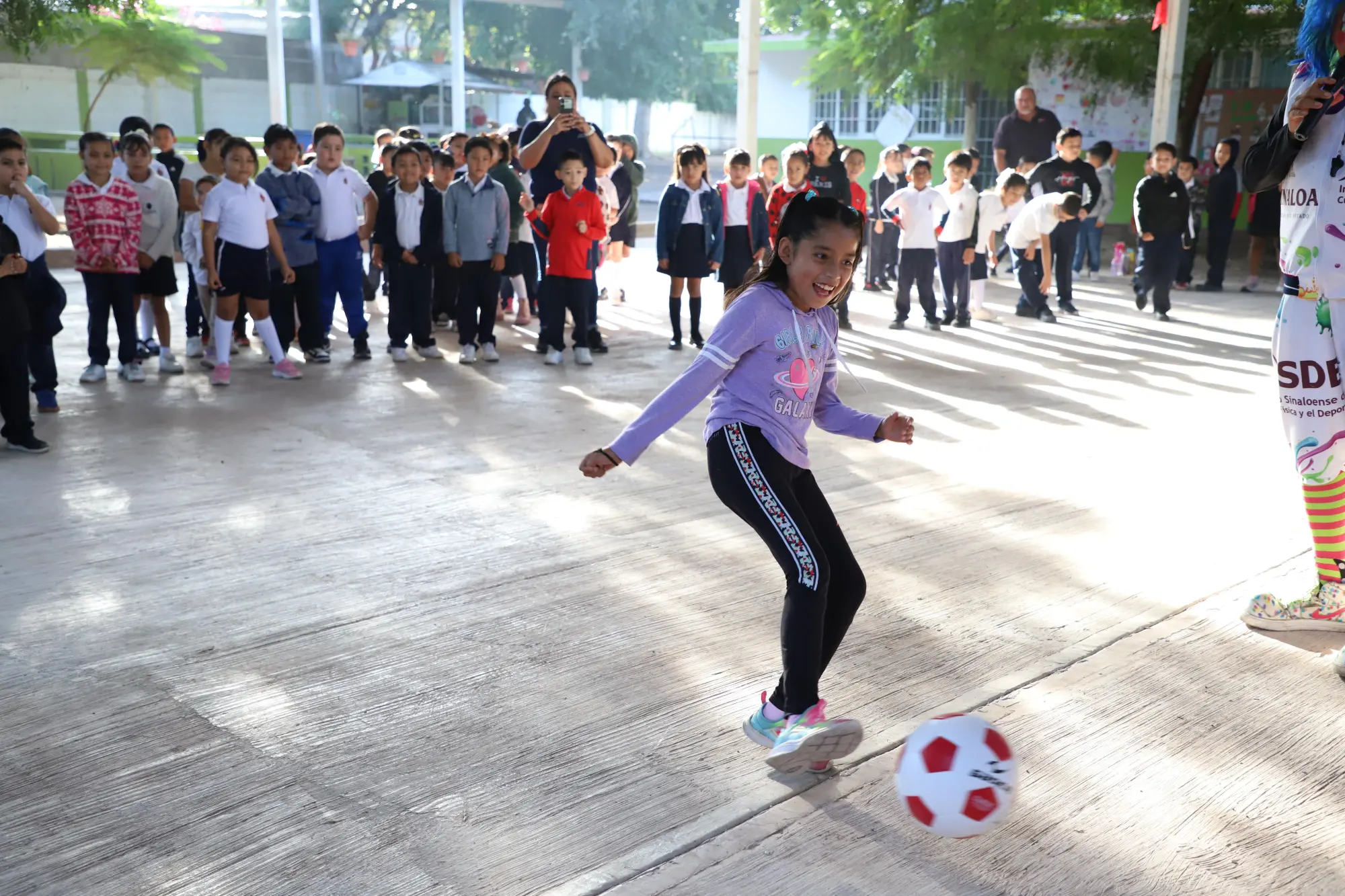$!Lleva Isde activación deportiva a Escuelas de Villa Juárez