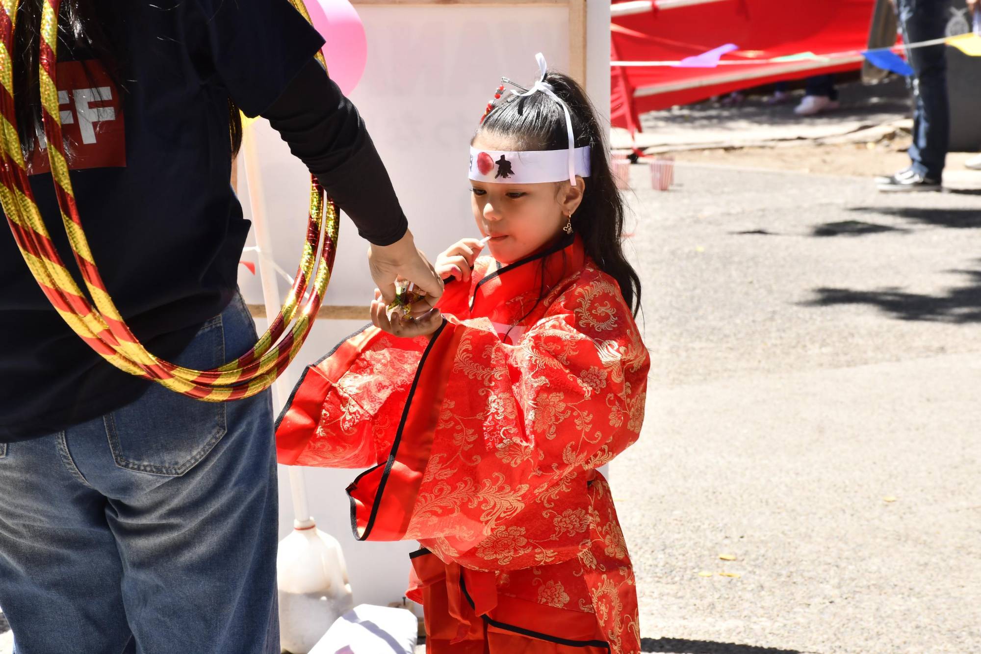 $!Los niños ganaban dulces en cada participación.