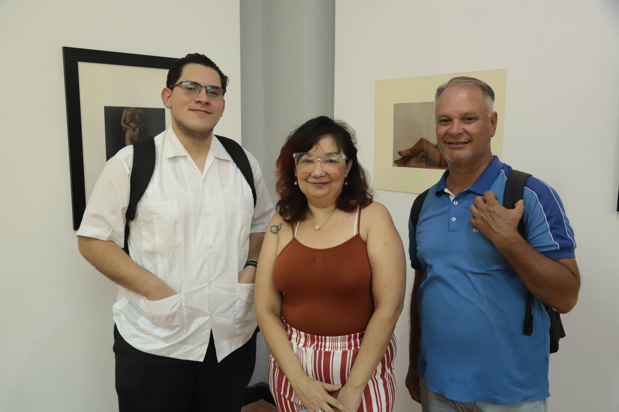 $!José Luis Velarde, Yesenia Entrada y Eduardo Partenzza.