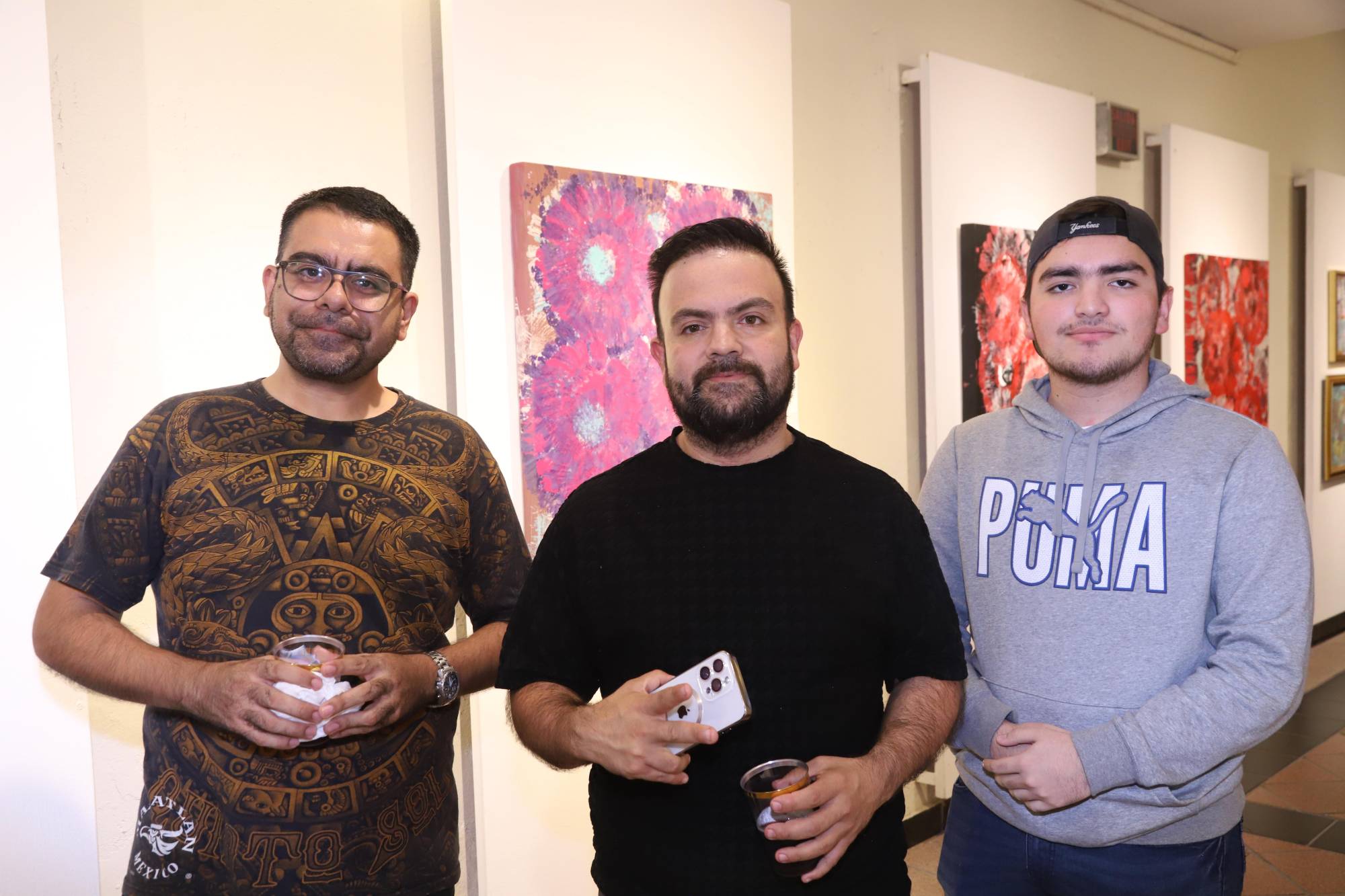 $!Rodrigo García, Morris Dávalos y Santiago Moreno.