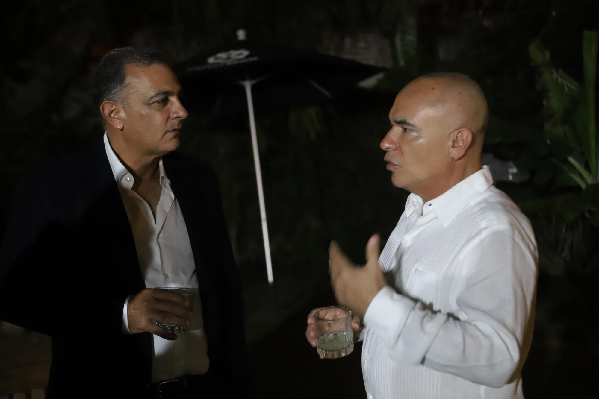 $!Lino Suárez Guzmán y Óscar Sánchez Osuna.