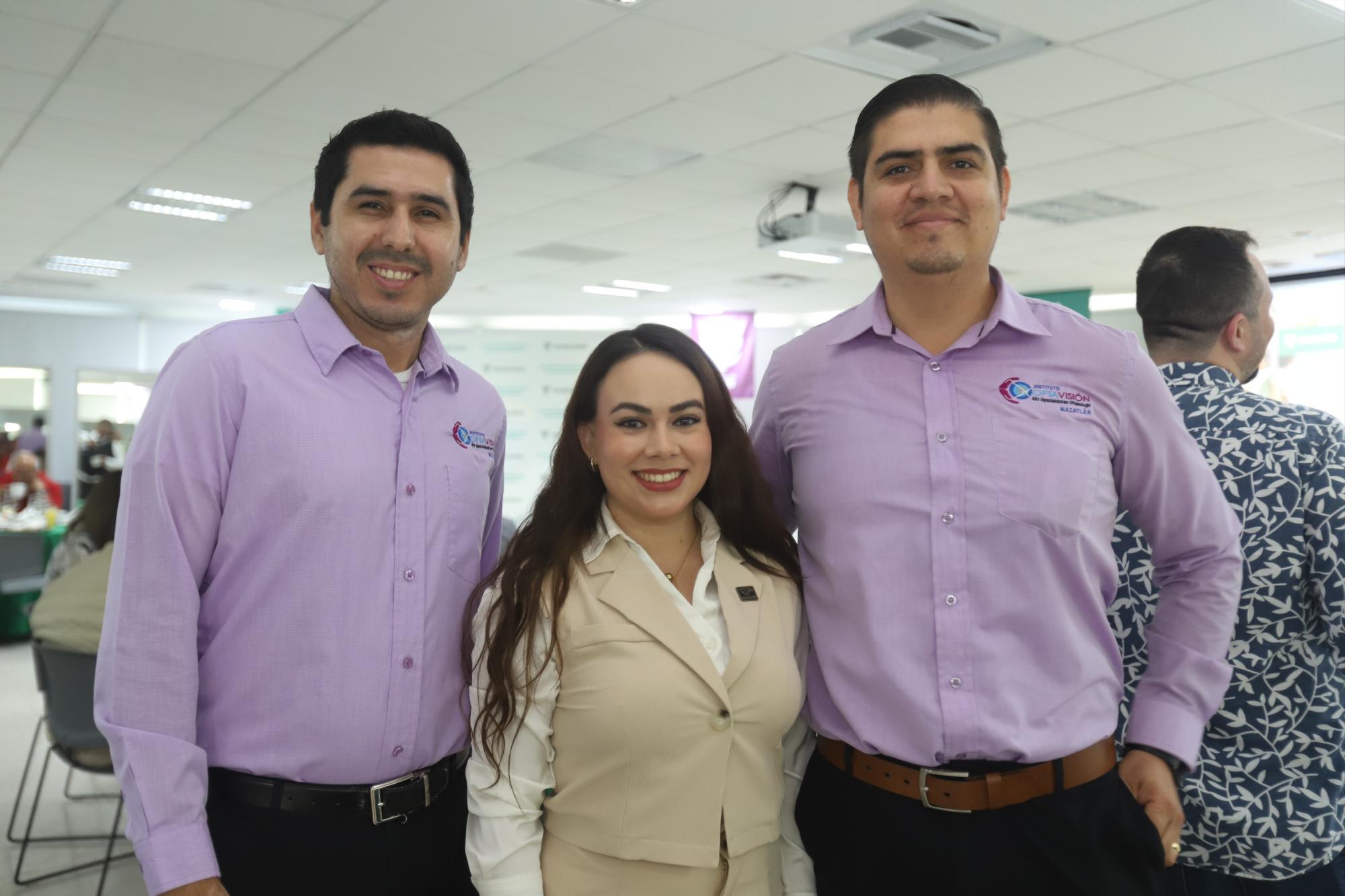 $!Joel Cebreros, Melissa Camacho y Michael Bañuelos.