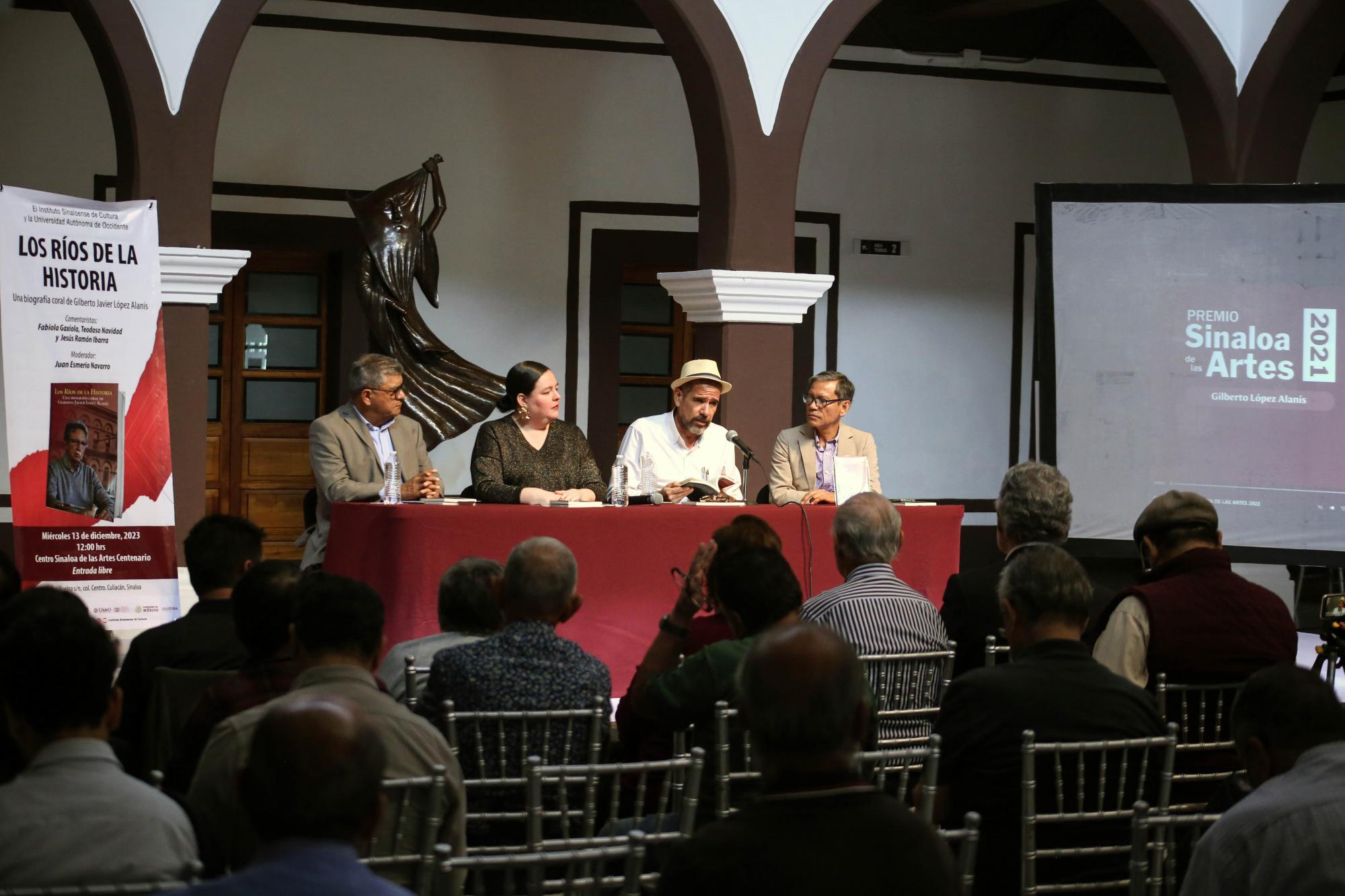 $!Evocan la figura de Gilberto López Alanís en un libro