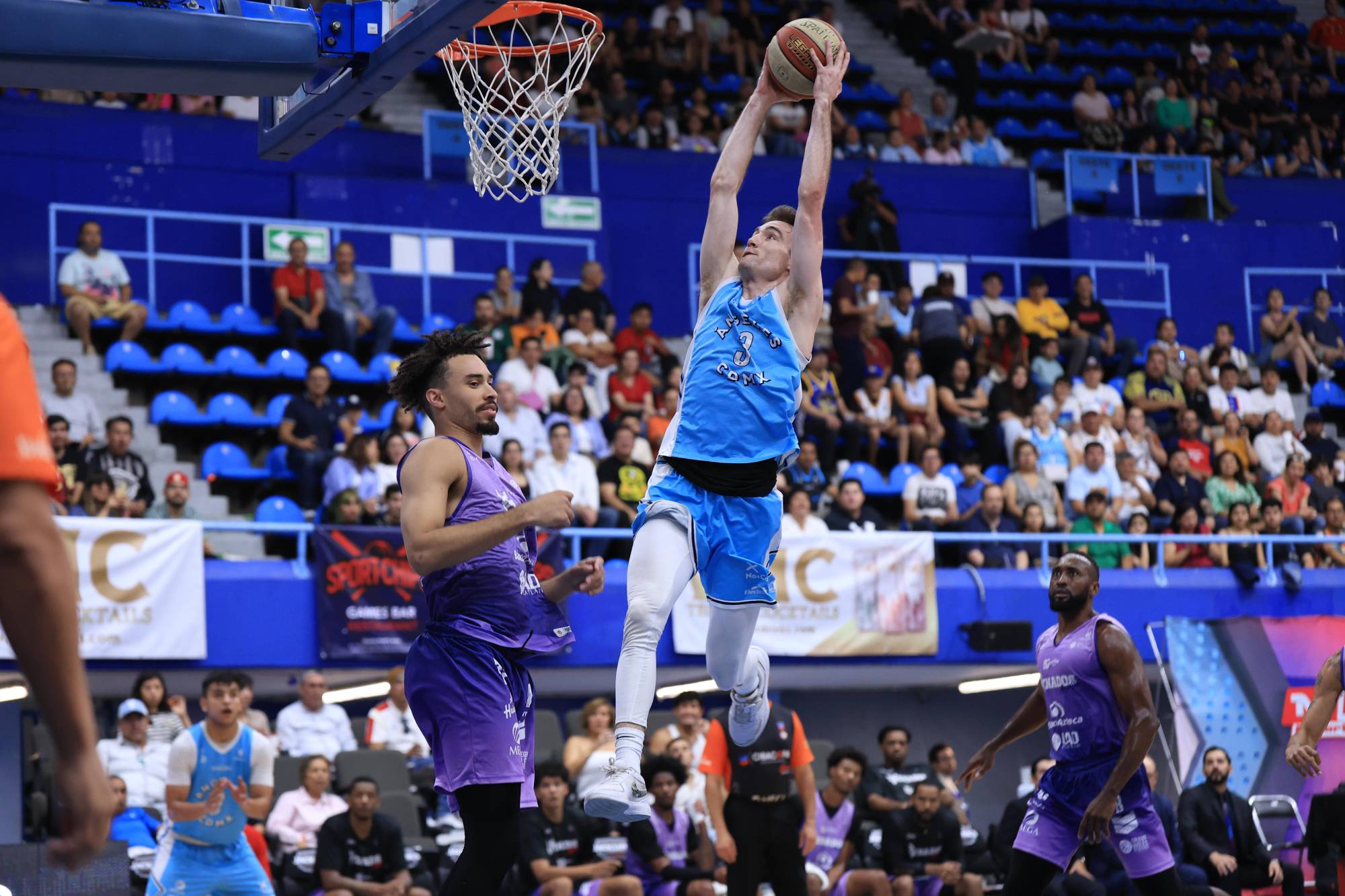 $!Venados Basketball cierra el rol regular con derrota ante Ángeles de la CDMX