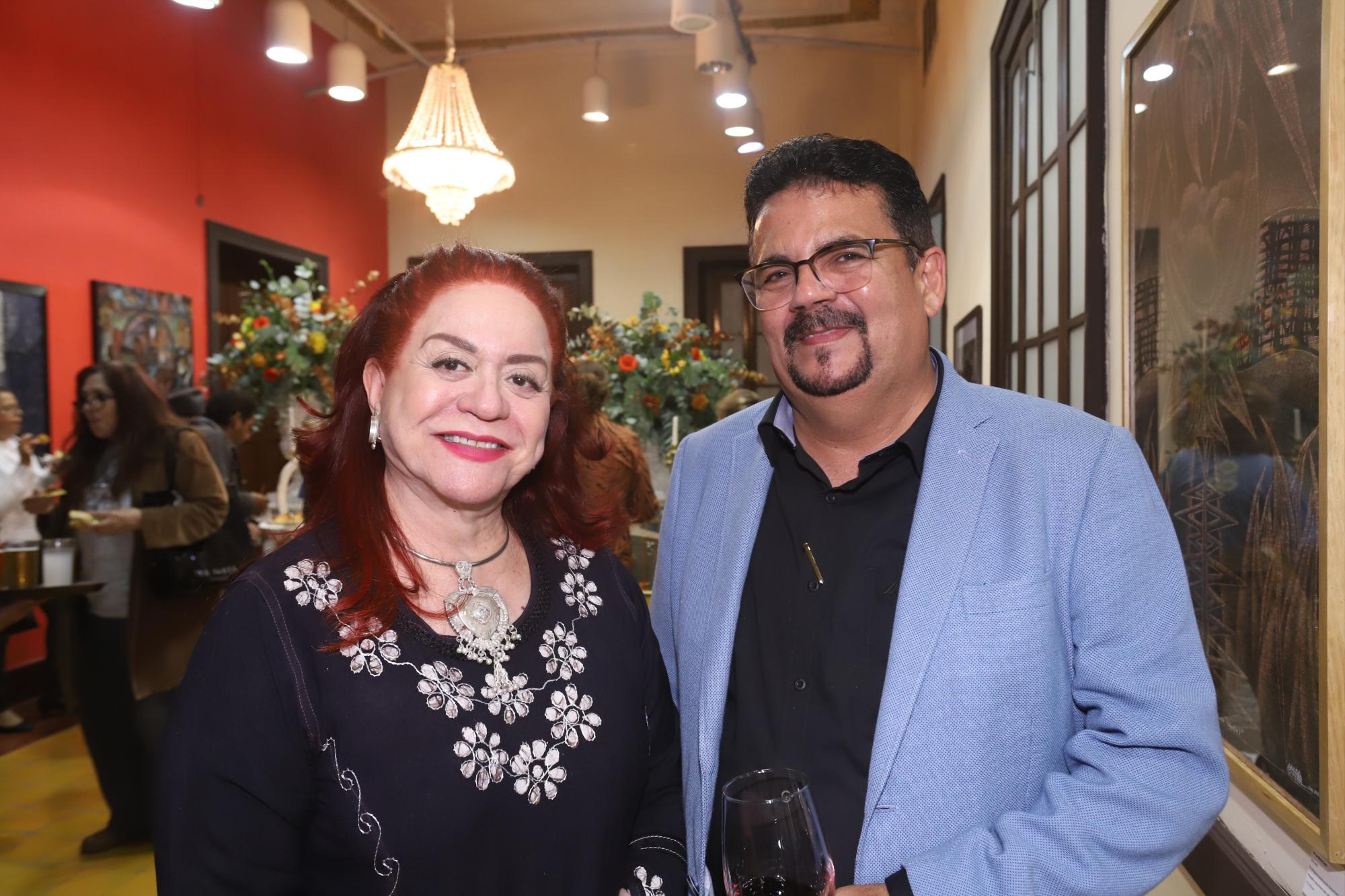 $!María Eugenia Hernández y Juan José Rodríguez.