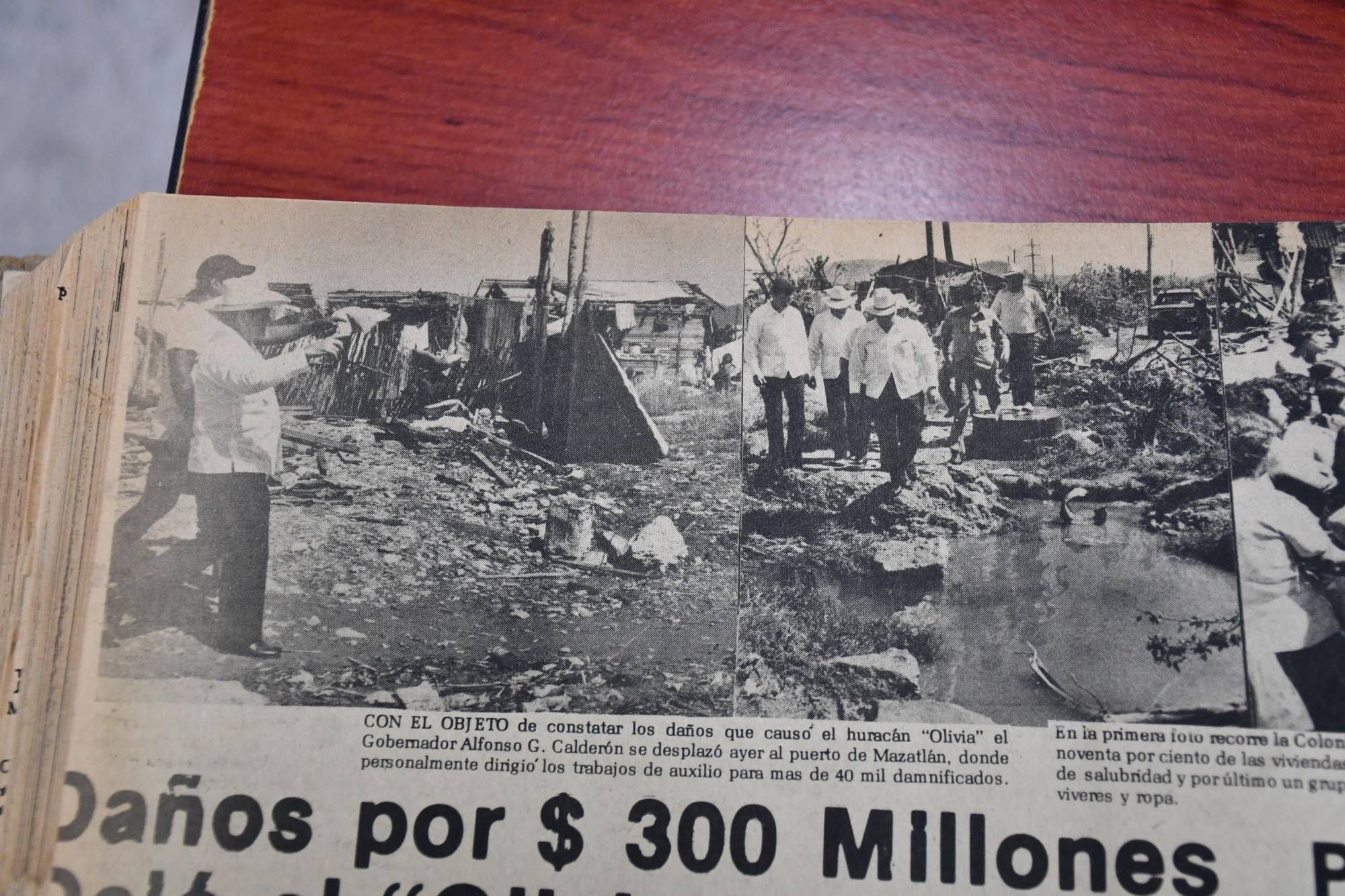 $!A 50 años, huracán Olivia dejó una gran herida a Mazatlán