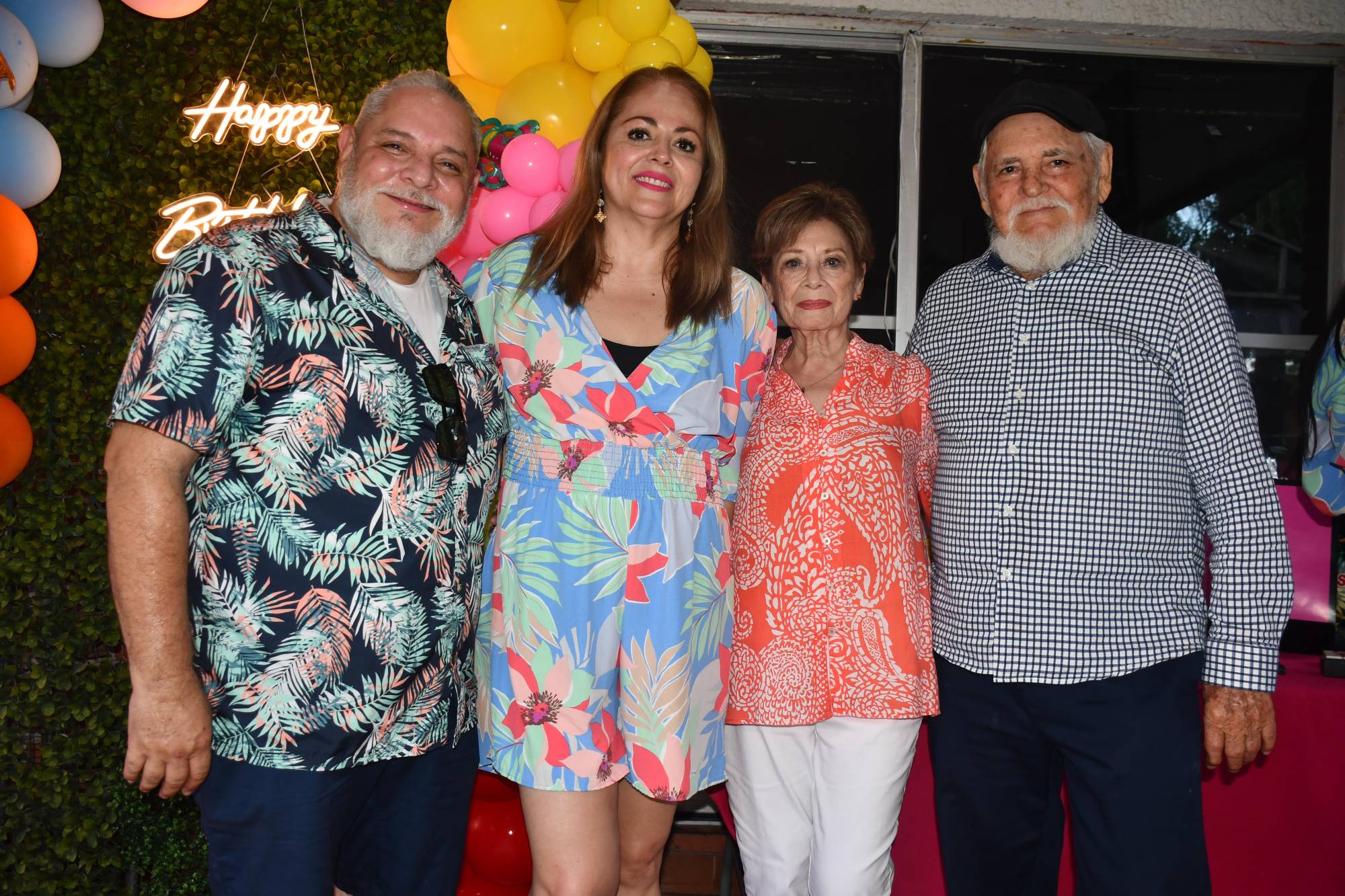 $!Iván Ahumada, Maricela, Tony de Ahumada y Ramón Ahumada.