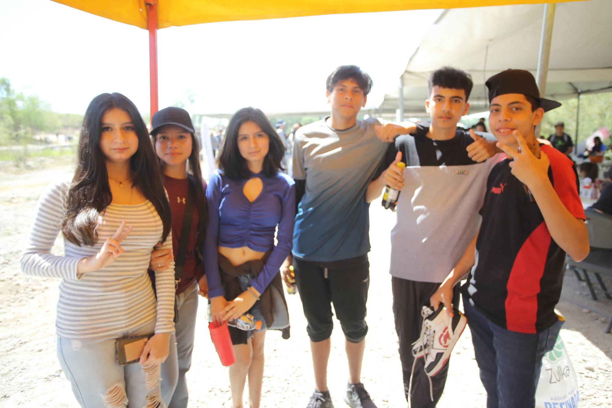 $!Paula Torres, Melanny Lizárraga, Paulina Torres, Óscar López, Miguel Ángel y Jesús.